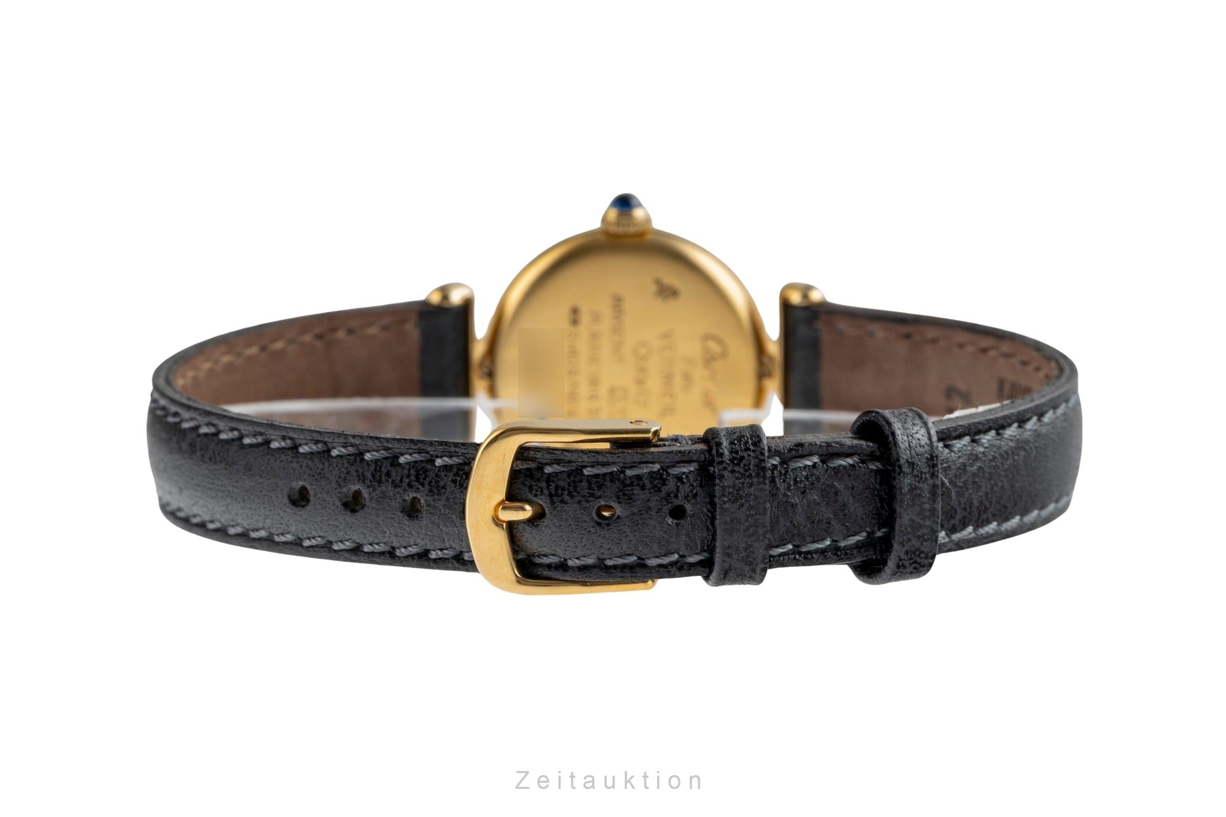 Cartier Colisee argent doré quartz montre pour femmes 590002  [2503957]