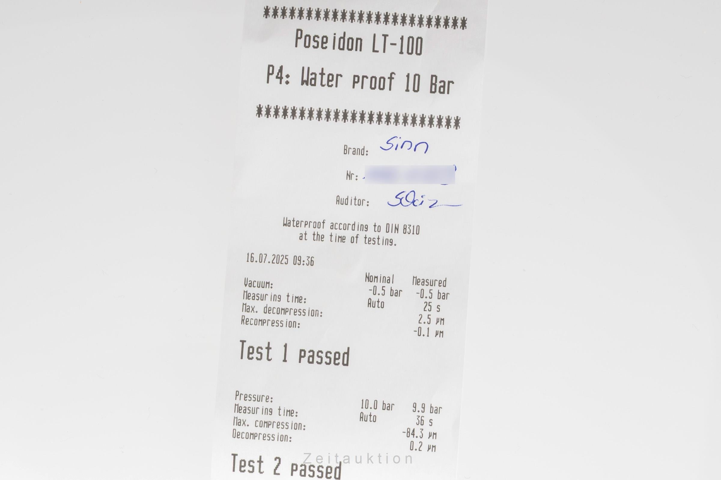 Sinn 105 ST SA Stahl Automatik Herrenuhr Ref. 105.011 [2503959]