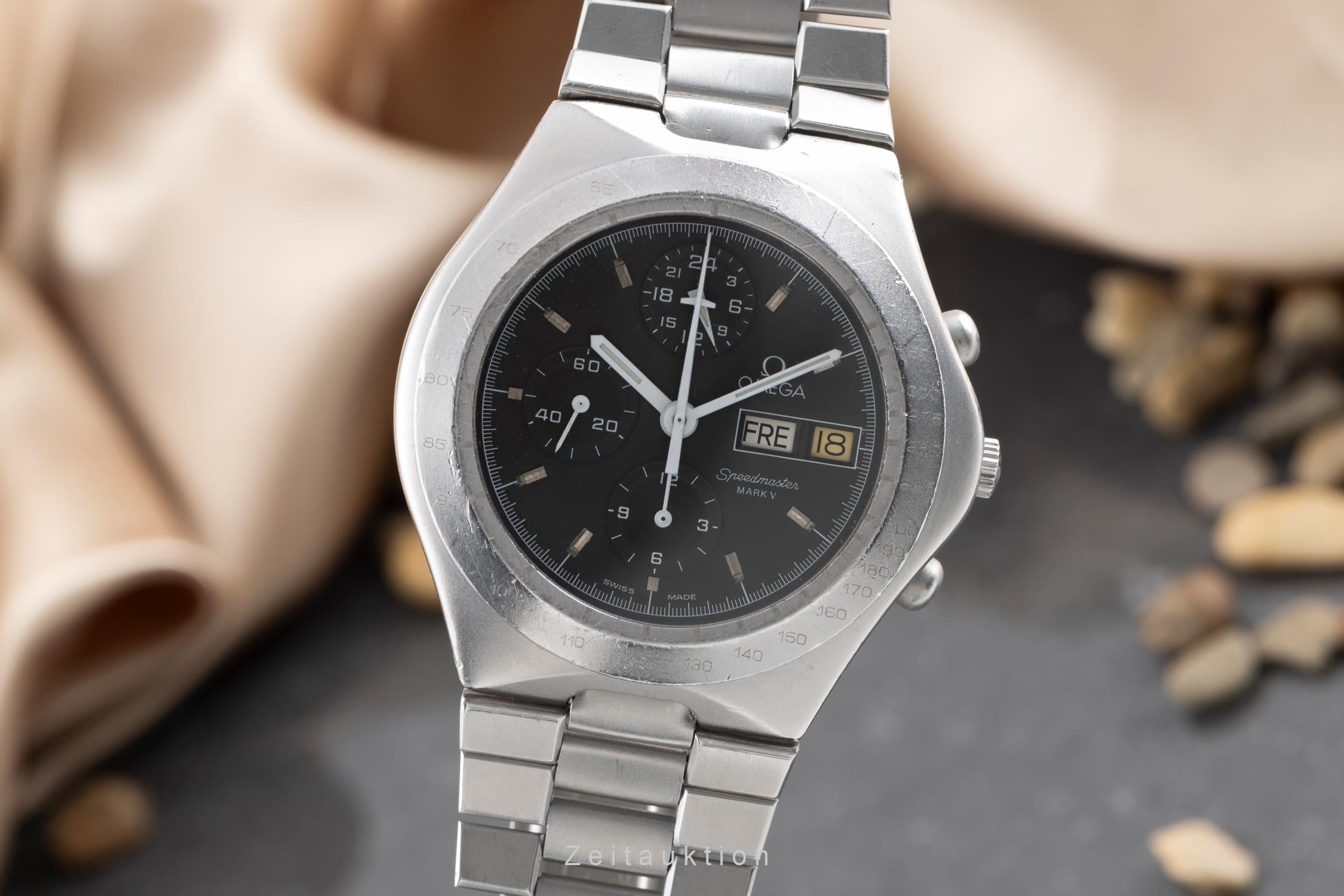 Omega Speedmaster chronograph steel automatic men's watch 376.0806  [2503961]