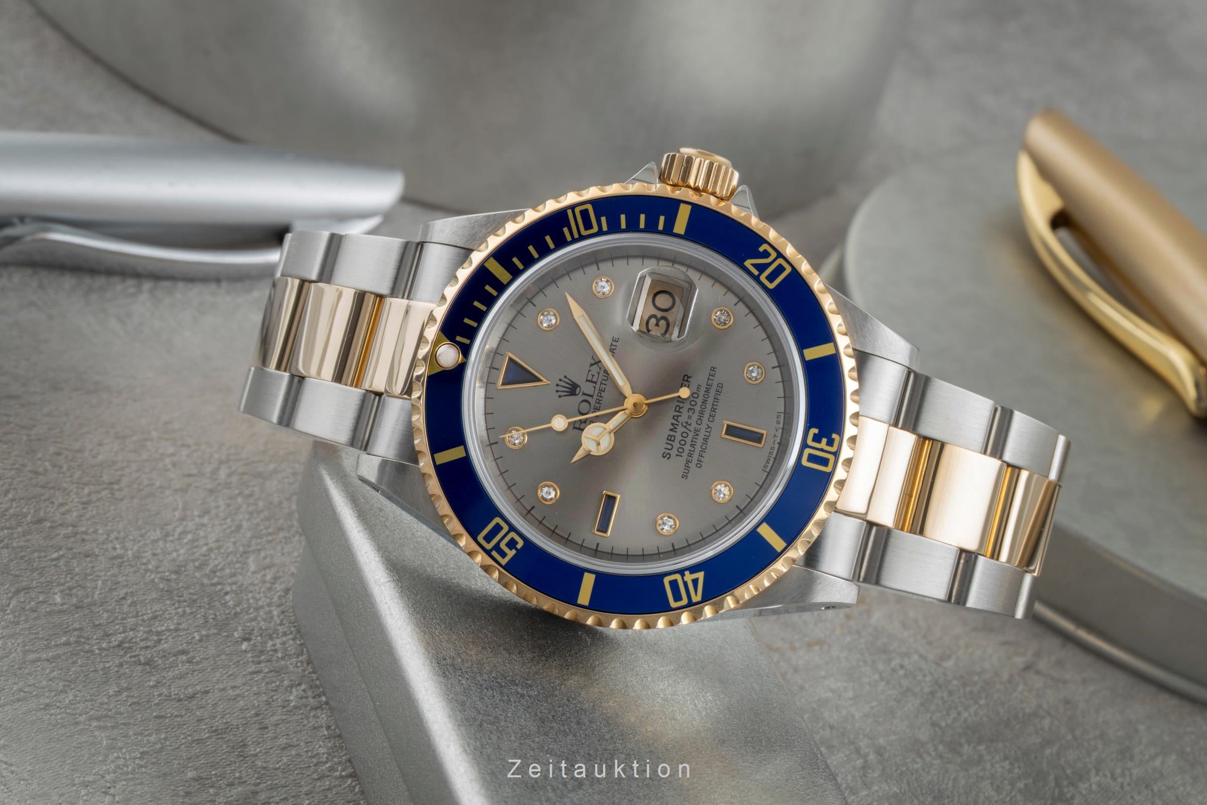 Rolex Submariner steel / gold automatic men's watch 16613  [2503964]
