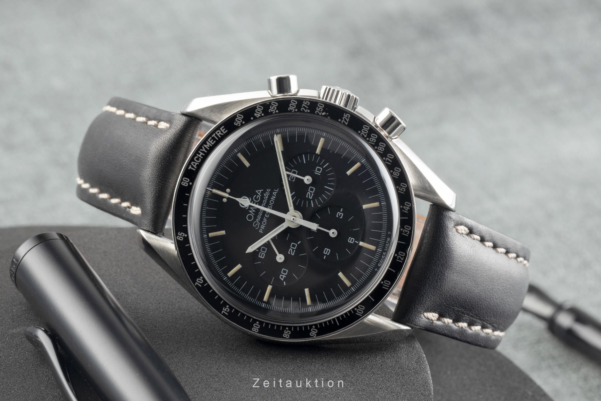 Omega Speedmaster Moonwatch cronografo acciaio carica manuale orologio da uomo 345.0808  [2503971]