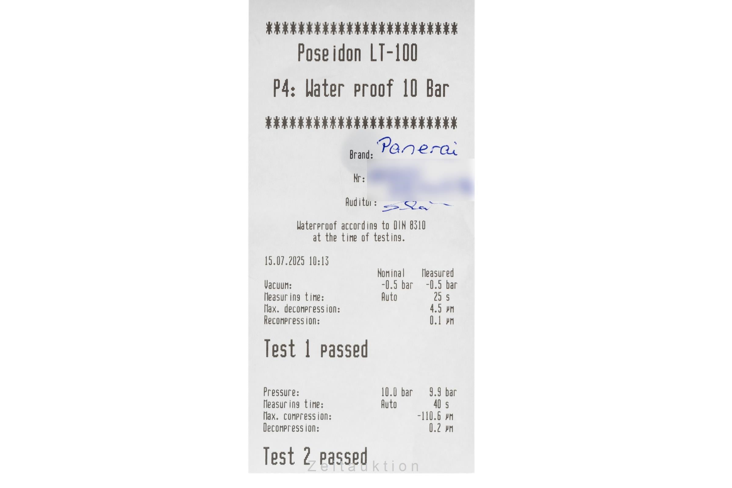 Panerai Radiomir steel manual winding men's watch PAM00337  [2503972]