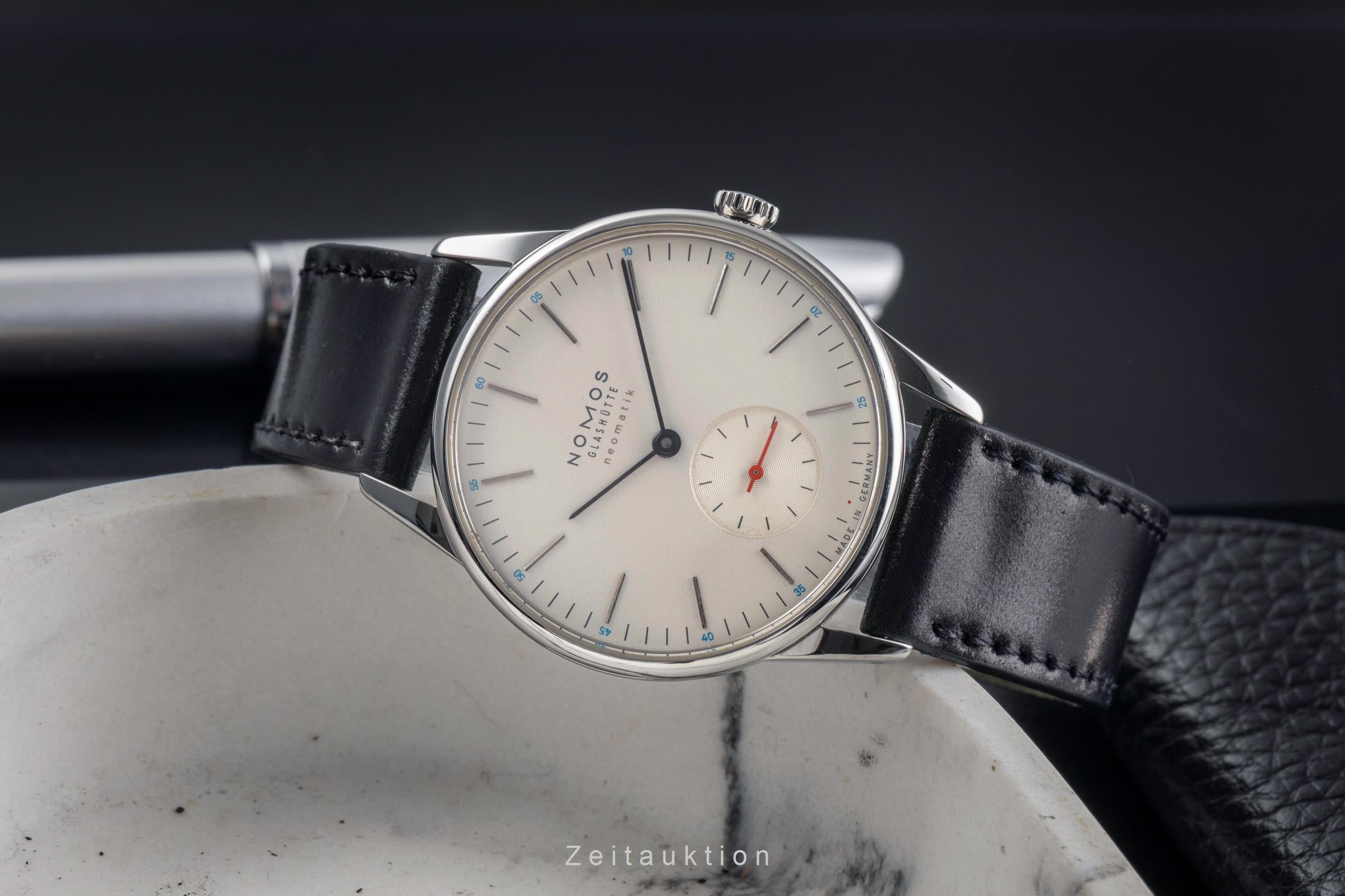 Nomos Orion Neomatik Edelstahl Herrenuhr Ref. 392 Box & Papiere 2017 [2503973]