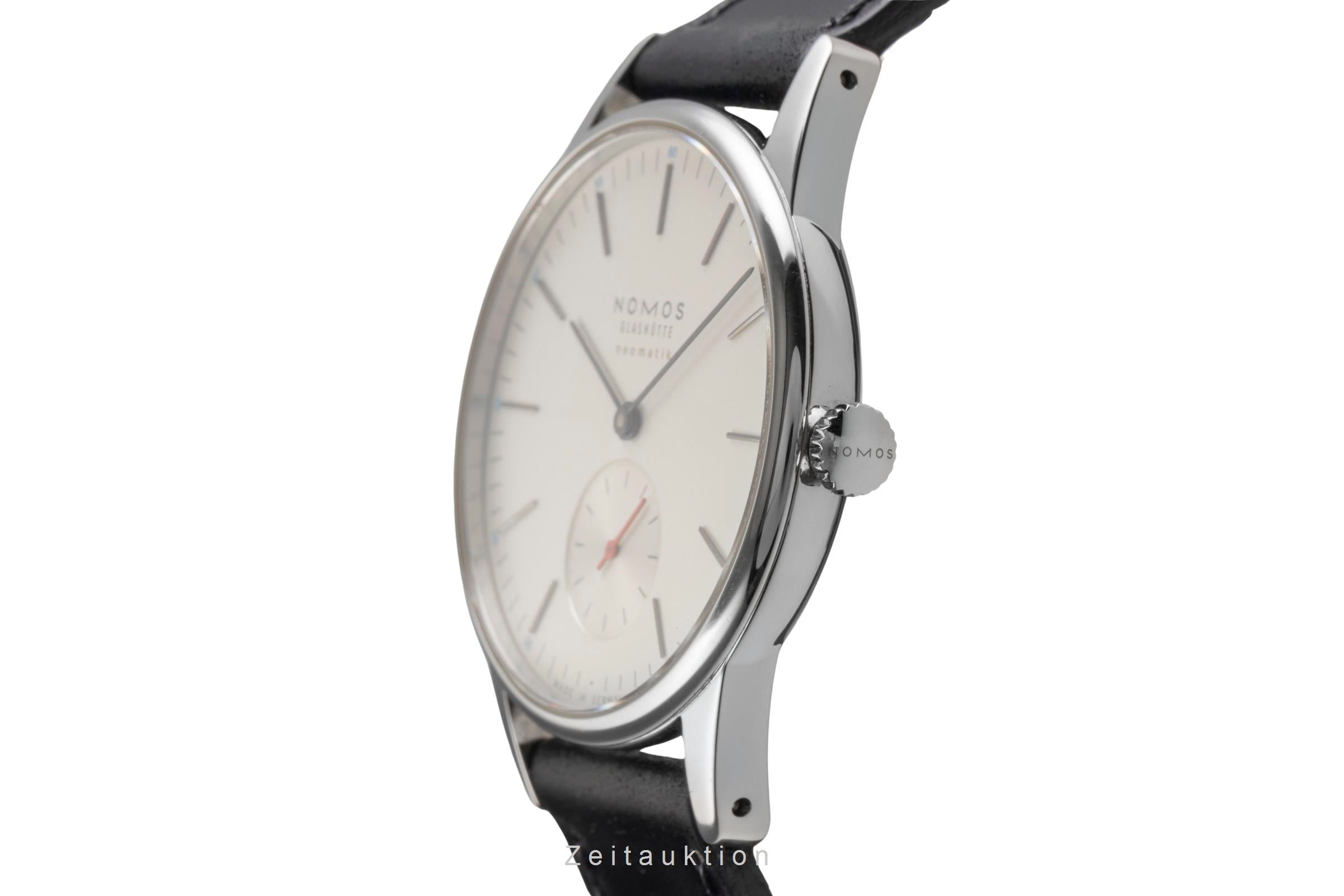 Nomos Orion Neomatik Edelstahl Herrenuhr Ref. 392 Box & Papiere 2017 [2503973]