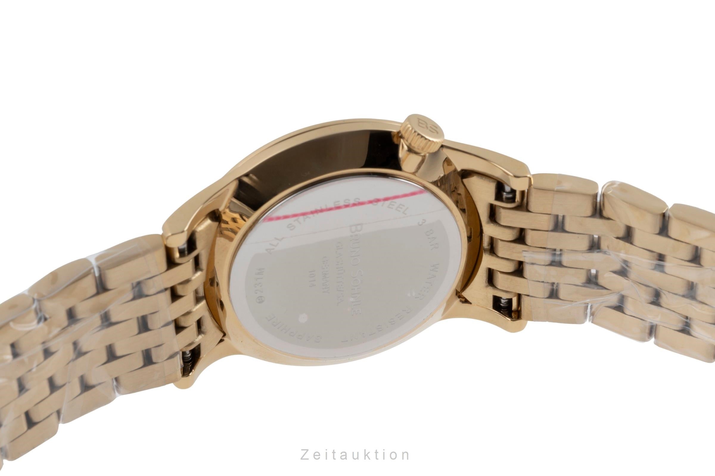 Bruno Söhnle Glashütte Bologna IV acero / banado en oro cuarzo reloj para damas  17-33231-240  [2503975]