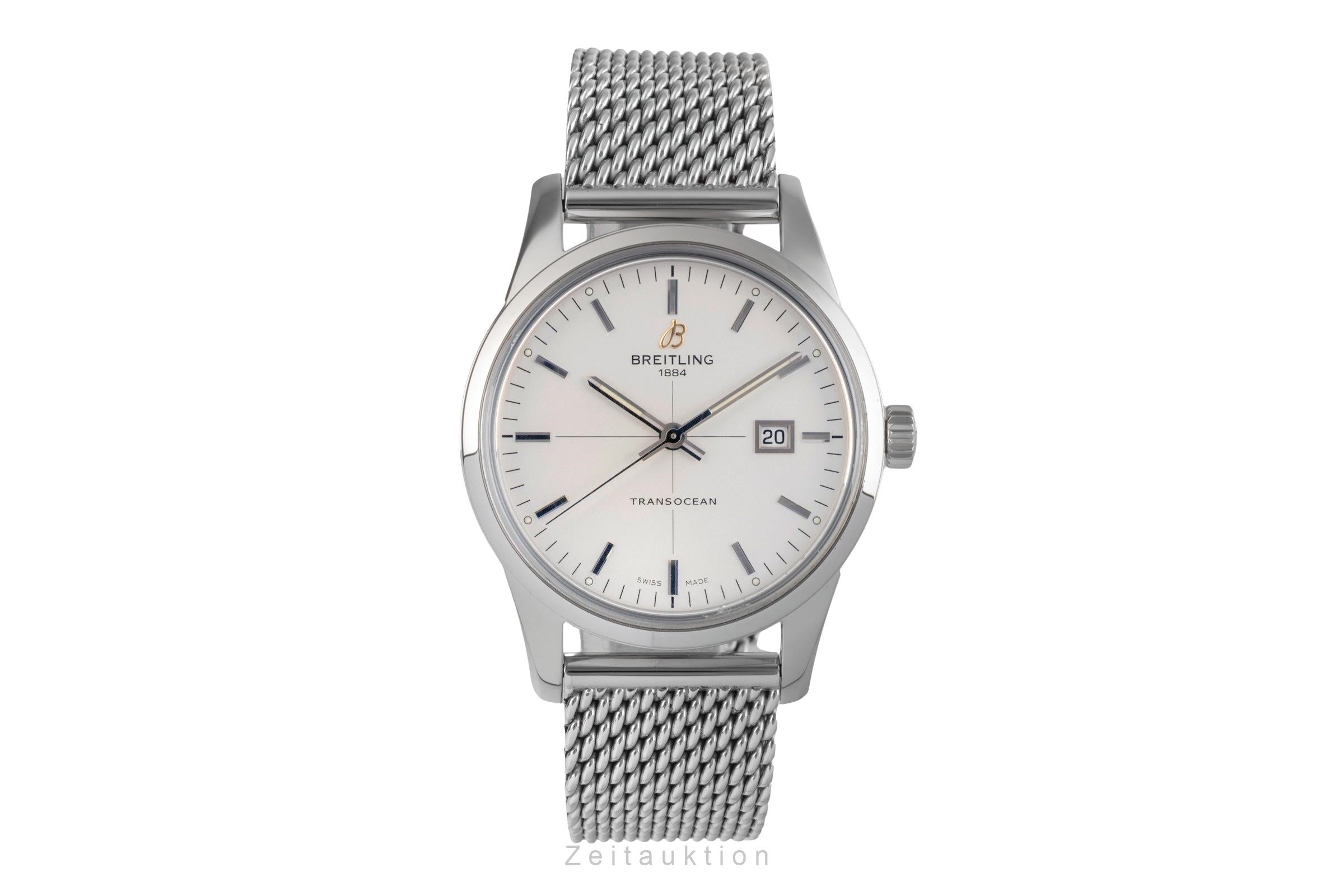 Breitling Transocean steel automatic men's watch A10360  [2503976]