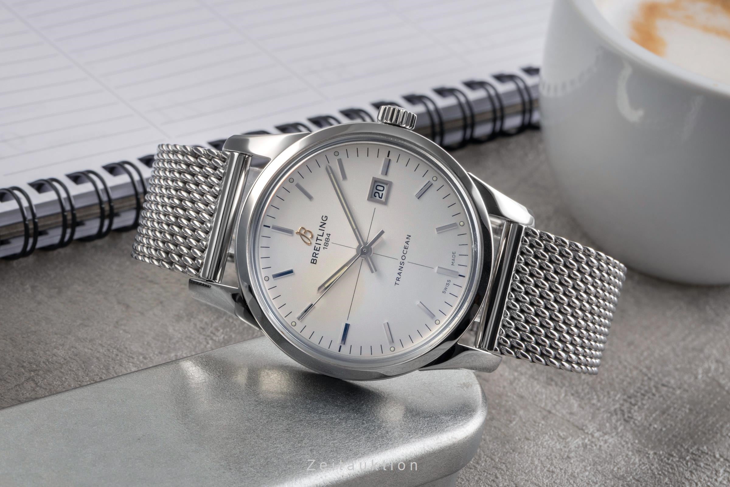 Breitling Transocean steel automatic men's watch A10360  [2503976]