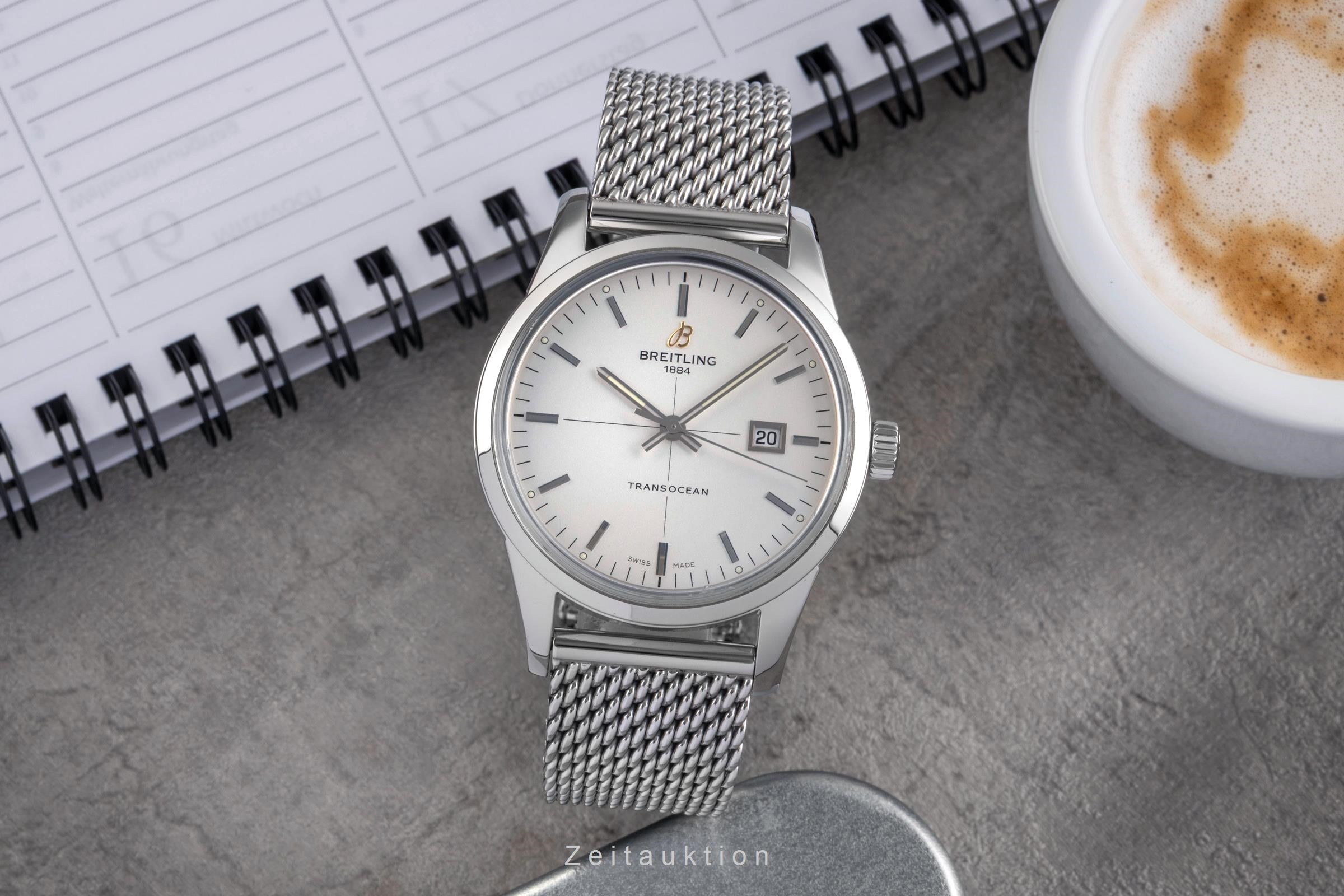 Breitling Transocean steel automatic men's watch A10360  [2503976]