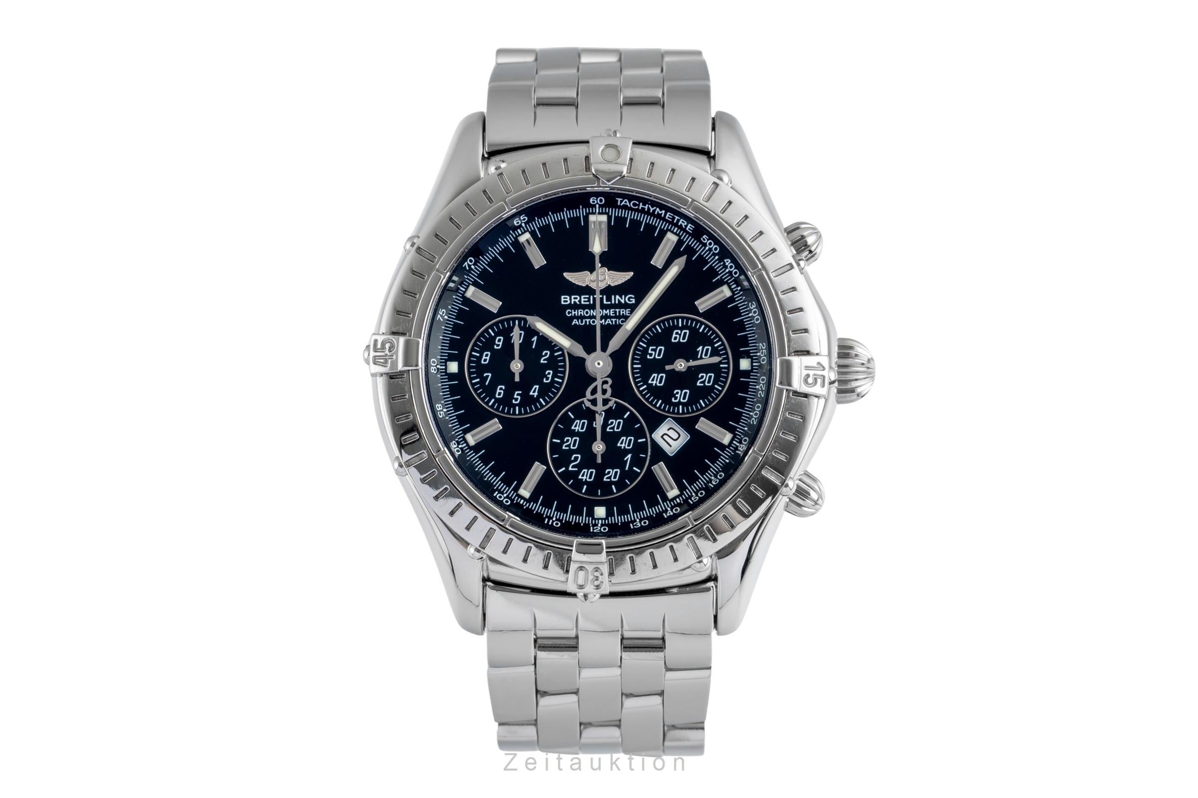 Breitling Shadow Flyback chronograph steel automatic men's watch A35312  [2503980]