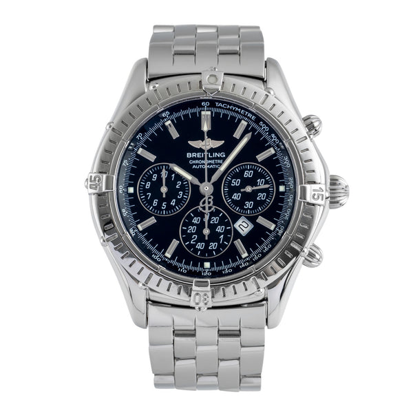 Breitling Shadow Flyback chronograph steel automatic men's watch A35312  [2503980]