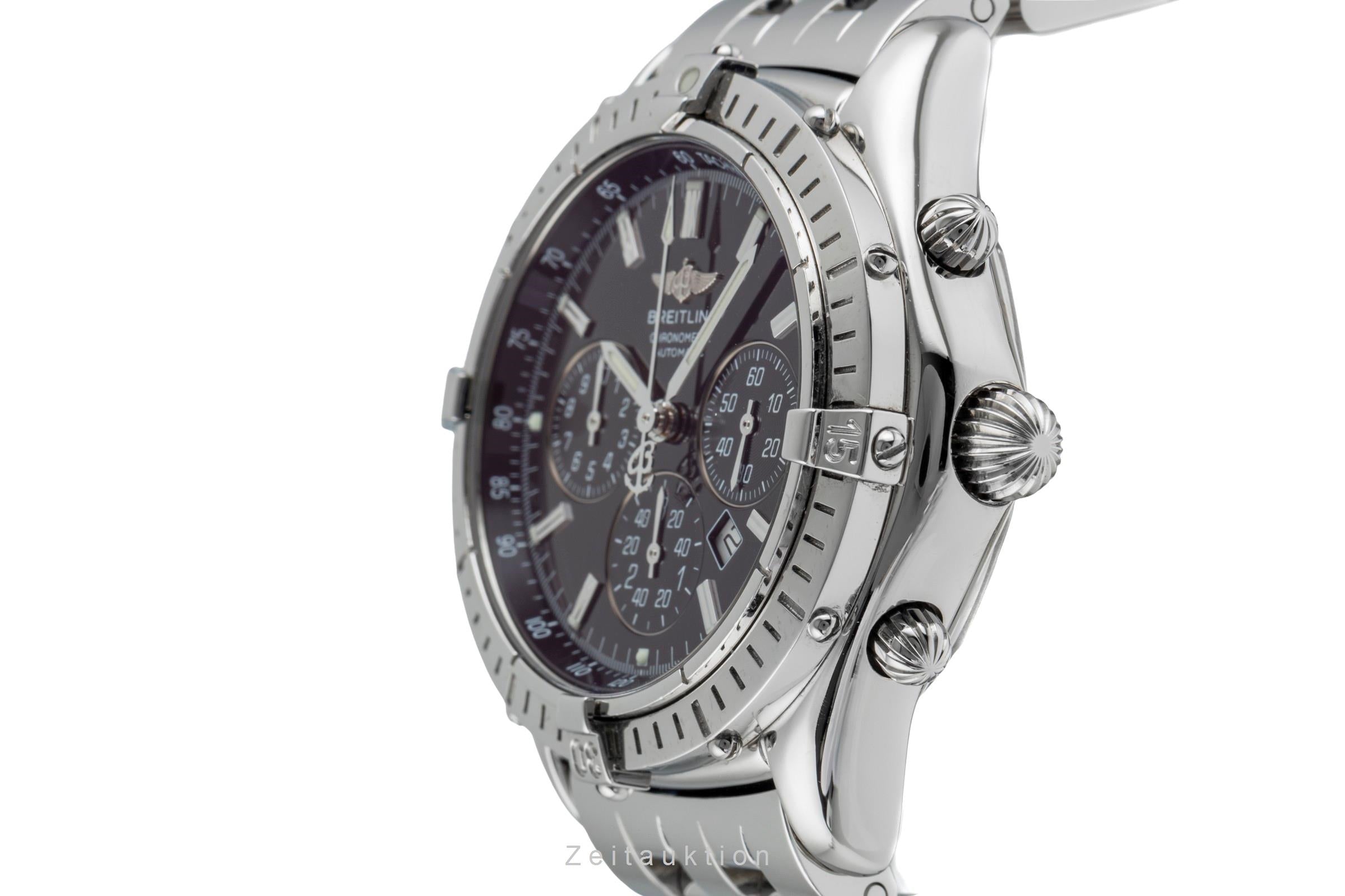 Breitling Shadow Flyback chronograph steel automatic men's watch A35312  [2503980]