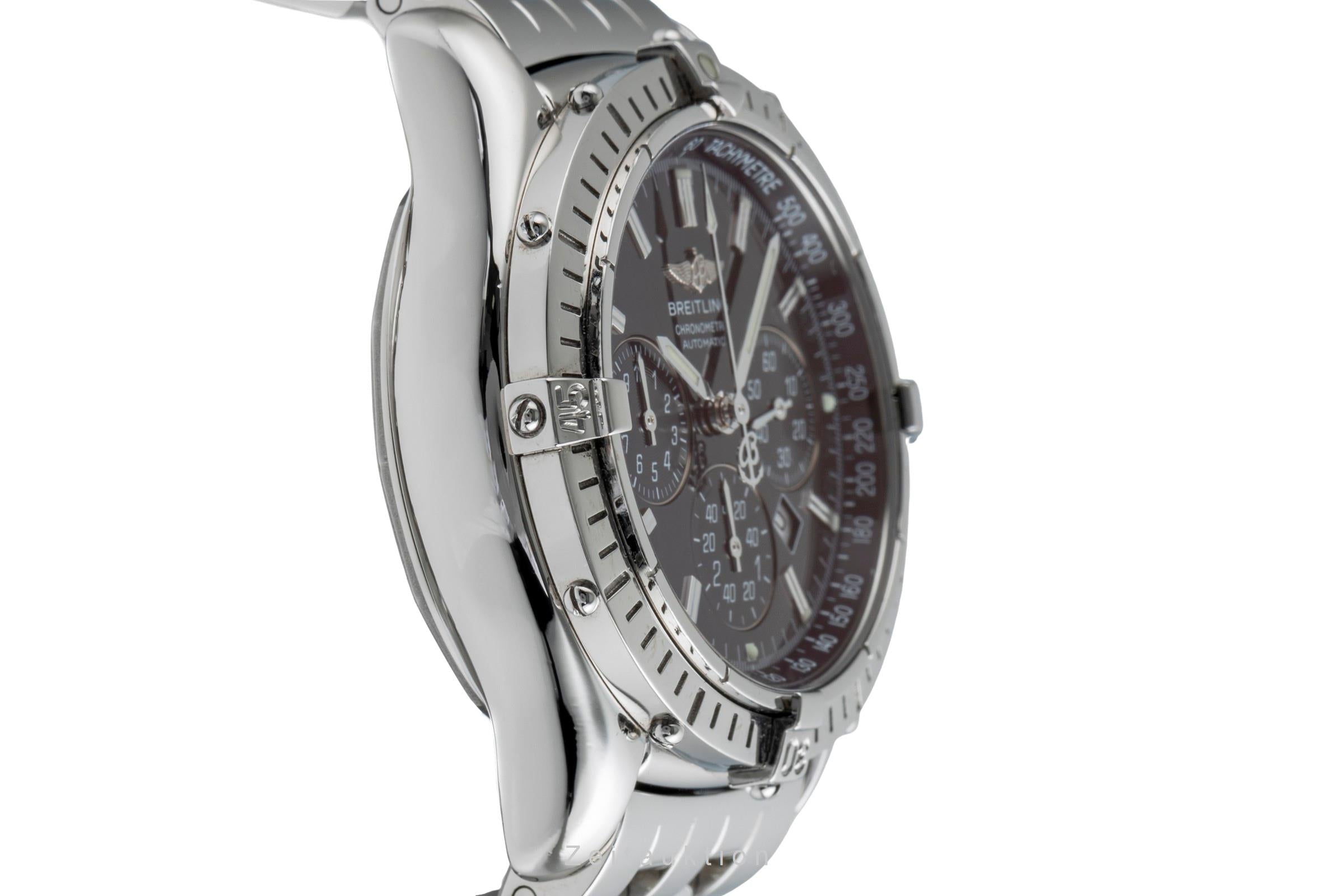 Breitling Shadow Flyback chronograph steel automatic men's watch A35312  [2503980]