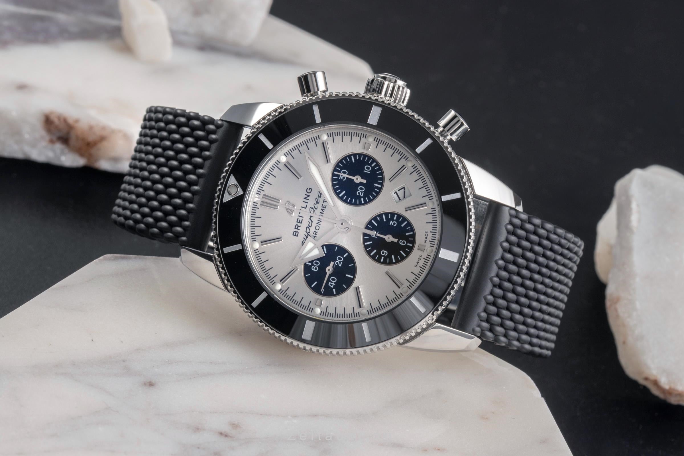 Breitling Superocean chronograph steel automatic men's watch AB0162  [2503981]