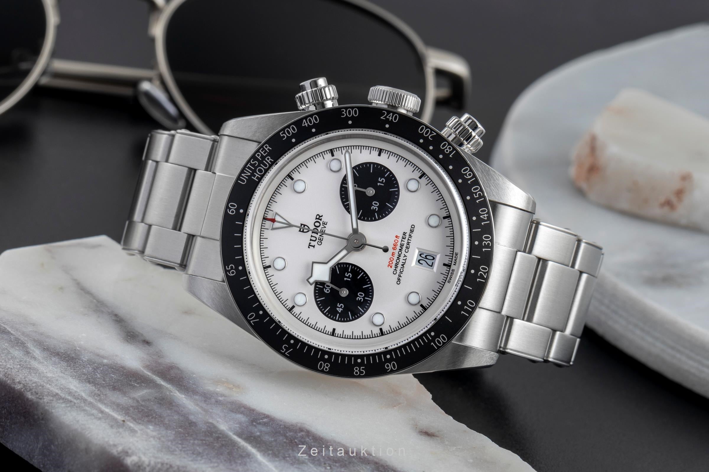 Tudor Black Bay chronograph steel automatic men's watch 79360N LP: 5760EUR  [2503985]