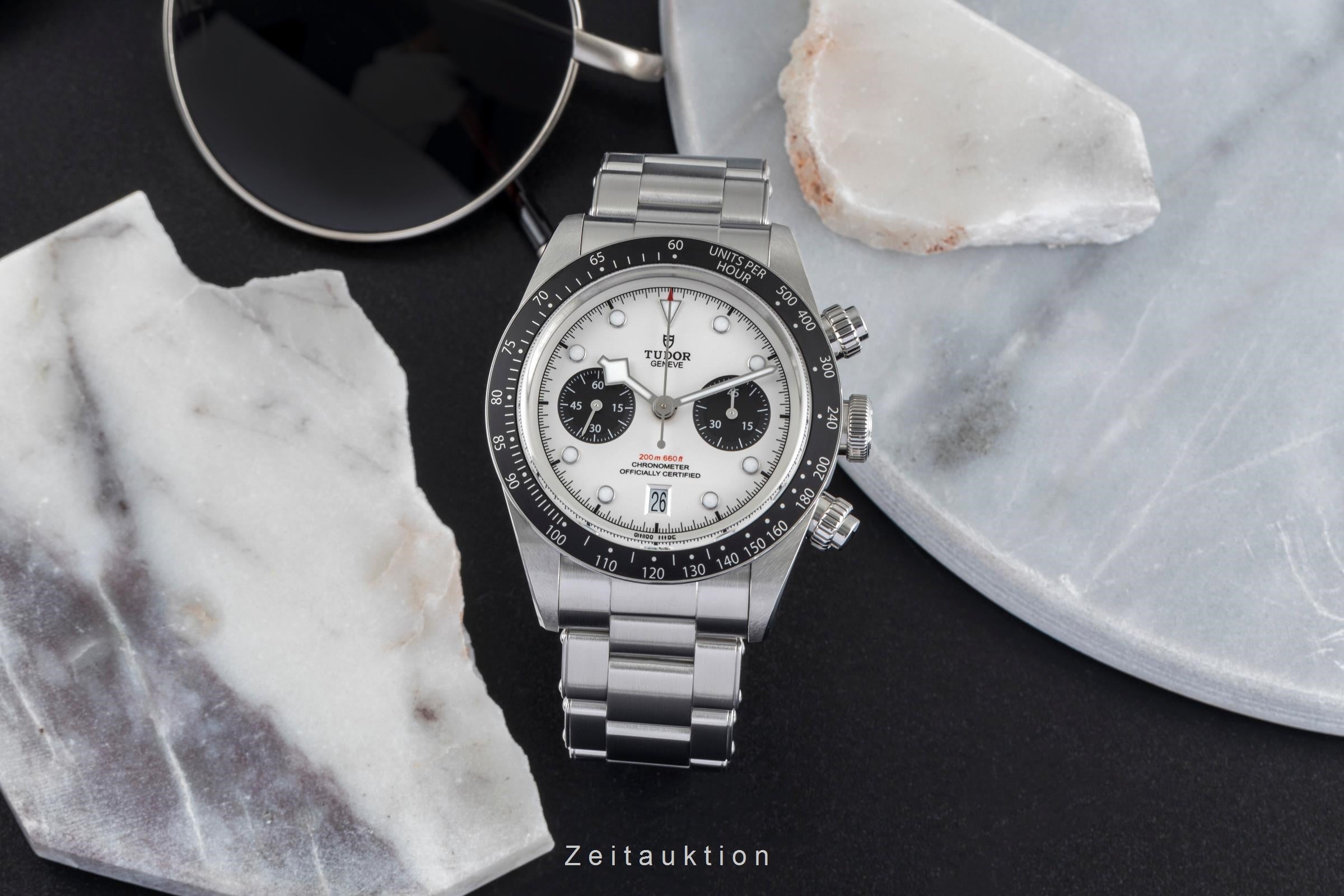 Tudor Black Bay chronograph steel automatic men's watch 79360N LP: 5760EUR  [2503985]