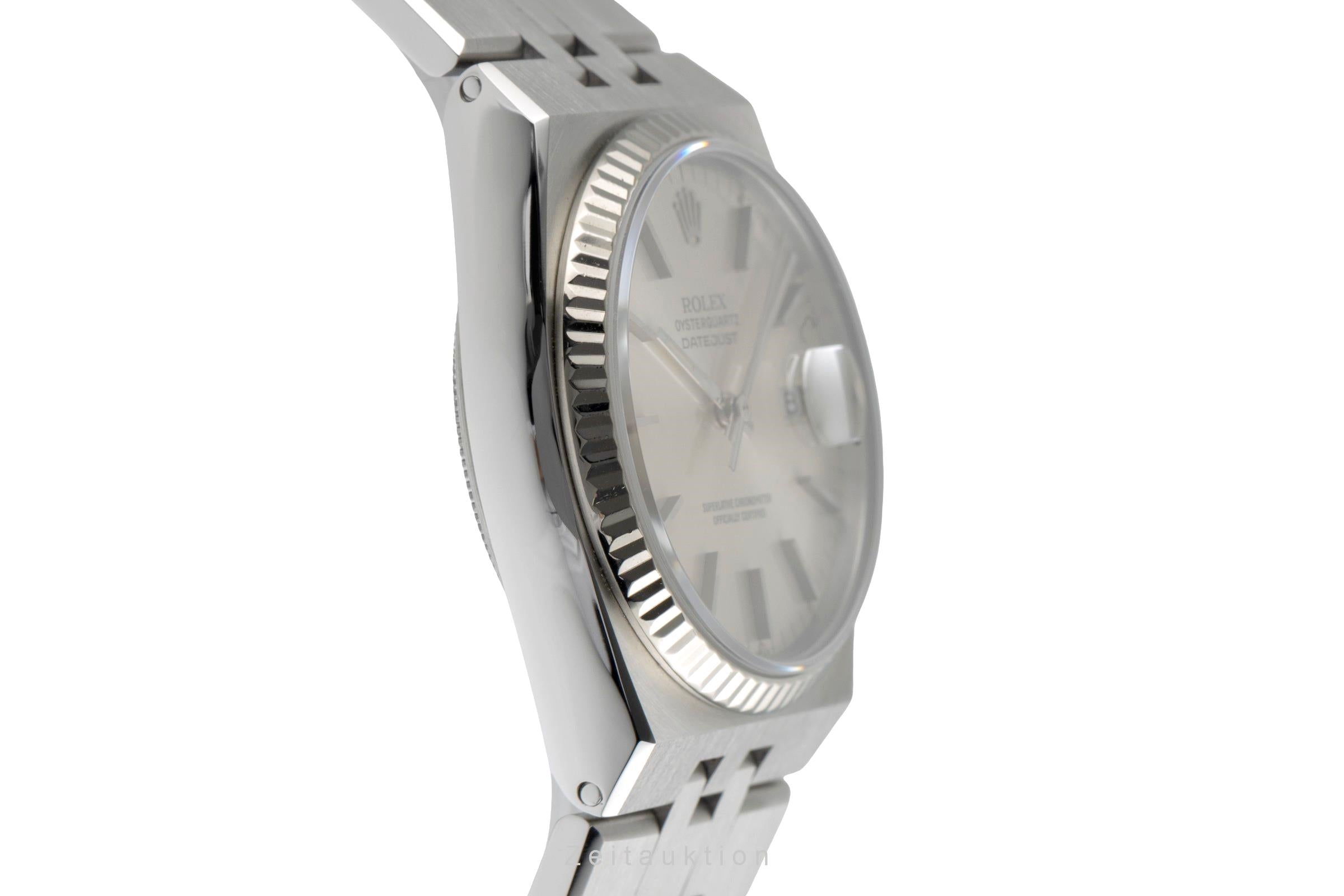 Rolex Oysterquartz steel / white gold quartz men's watch 17014  [2503996]