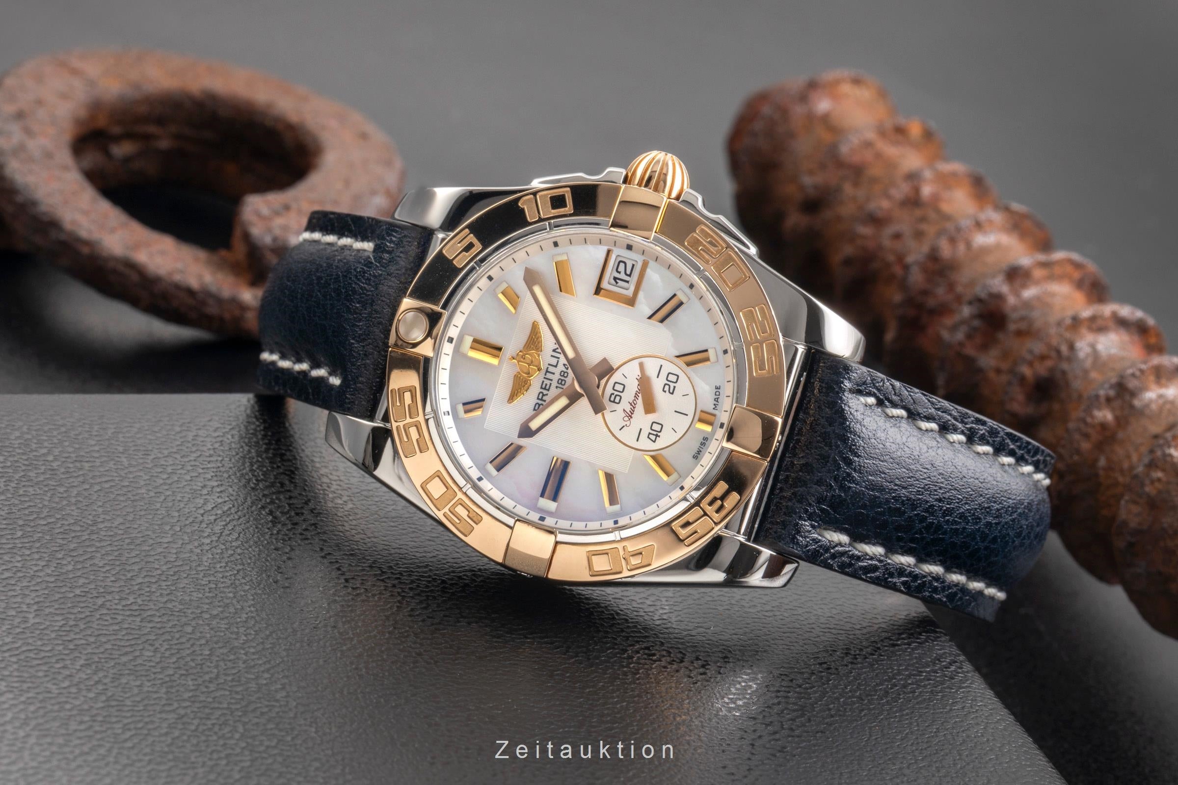 Breitling Galactic steel / gold automatic Kal. B37 Ref. C37330
