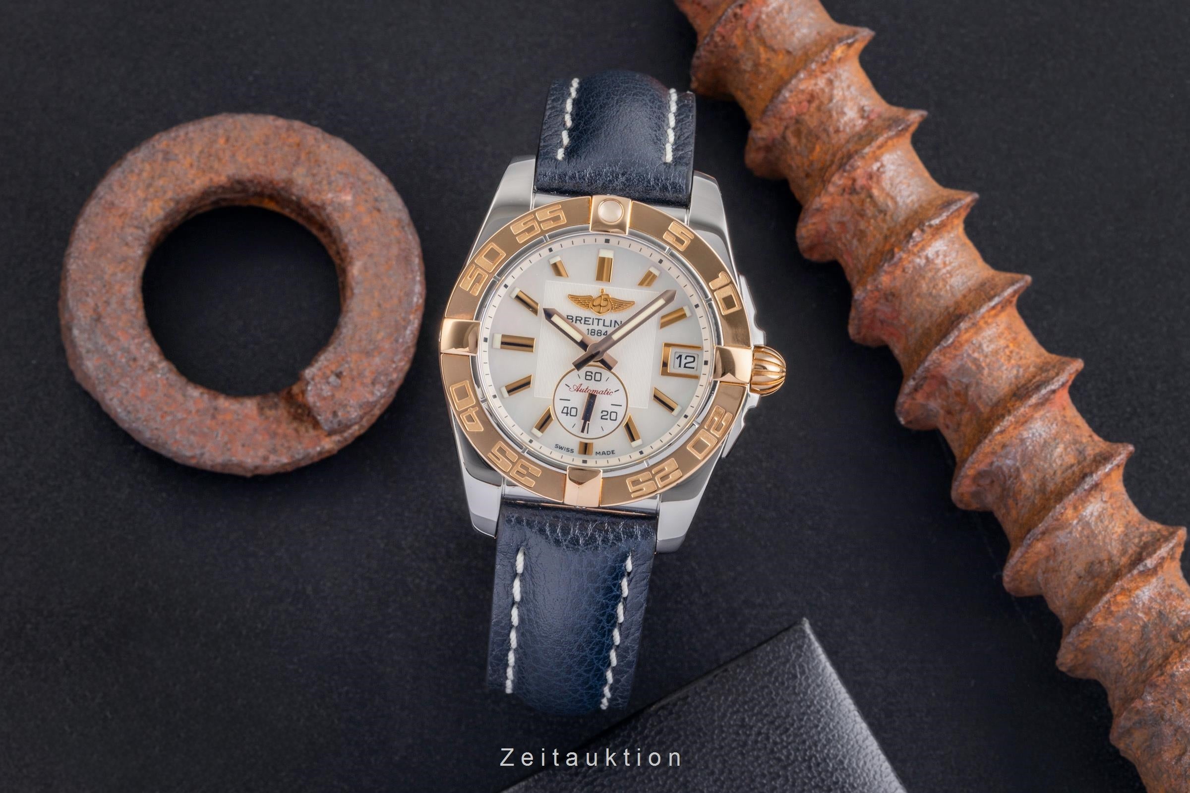 Breitling Galactic steel / gold automatic Kal. B37 Ref. C37330