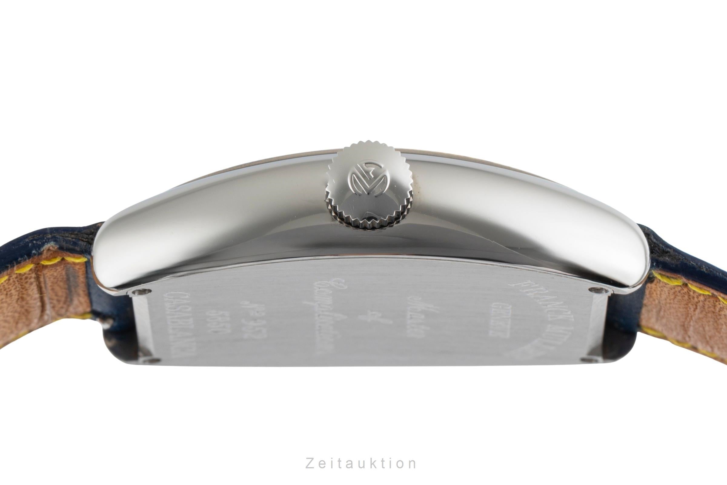 Franck Muller Casablanca Stahl Yellow Dial Automatik Herrenuhr Ref. 5850  [2504003]