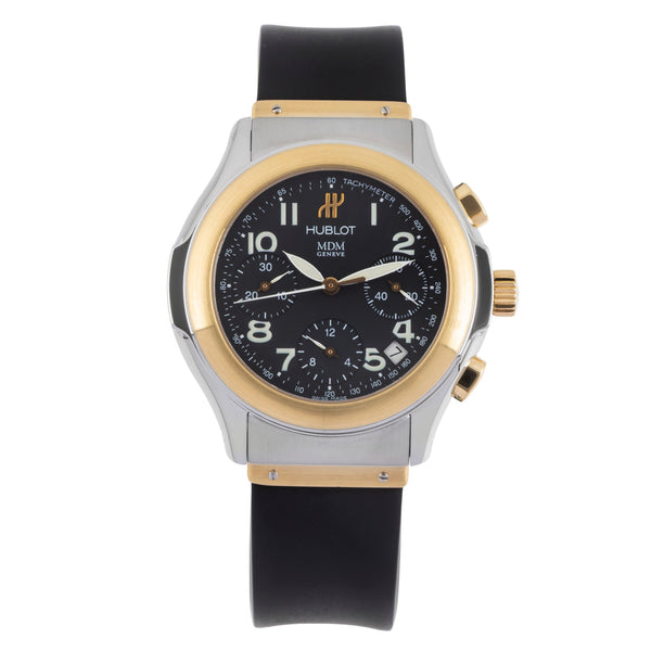 Hublot MDM chronographe acier / or  automatique montre pour hommes 1810.2  [2504009]