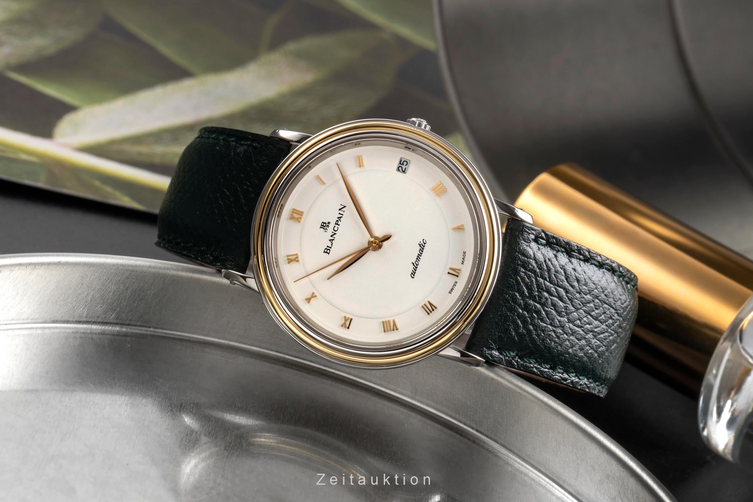 Blancpain Villeret steel / gold automatic men's watch 0095  [2504010]