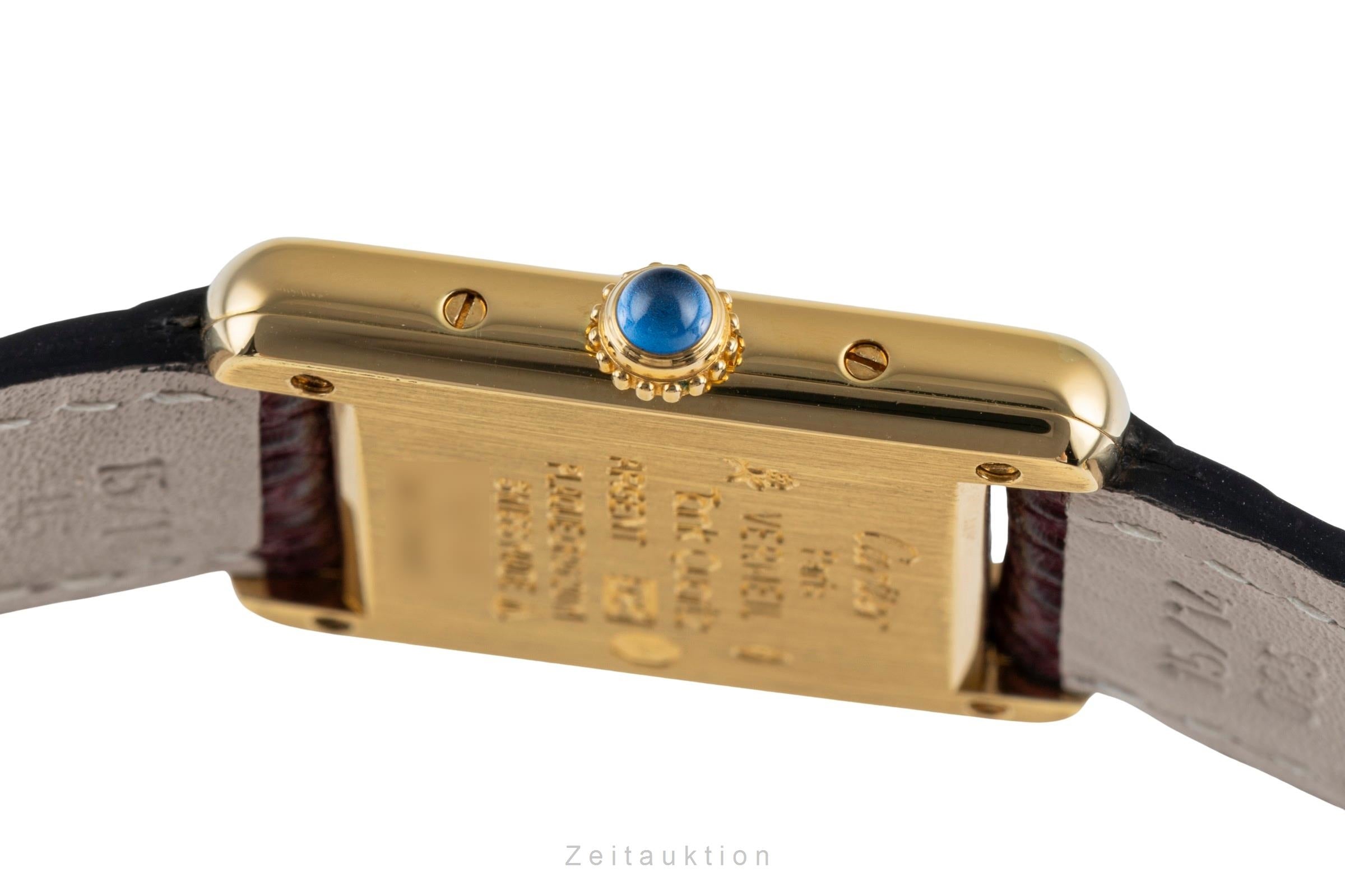 Cartier must Tank SM Vermeil "Column Dial" 925 Silber Damenuhr Ref. 5057001 [2504015]