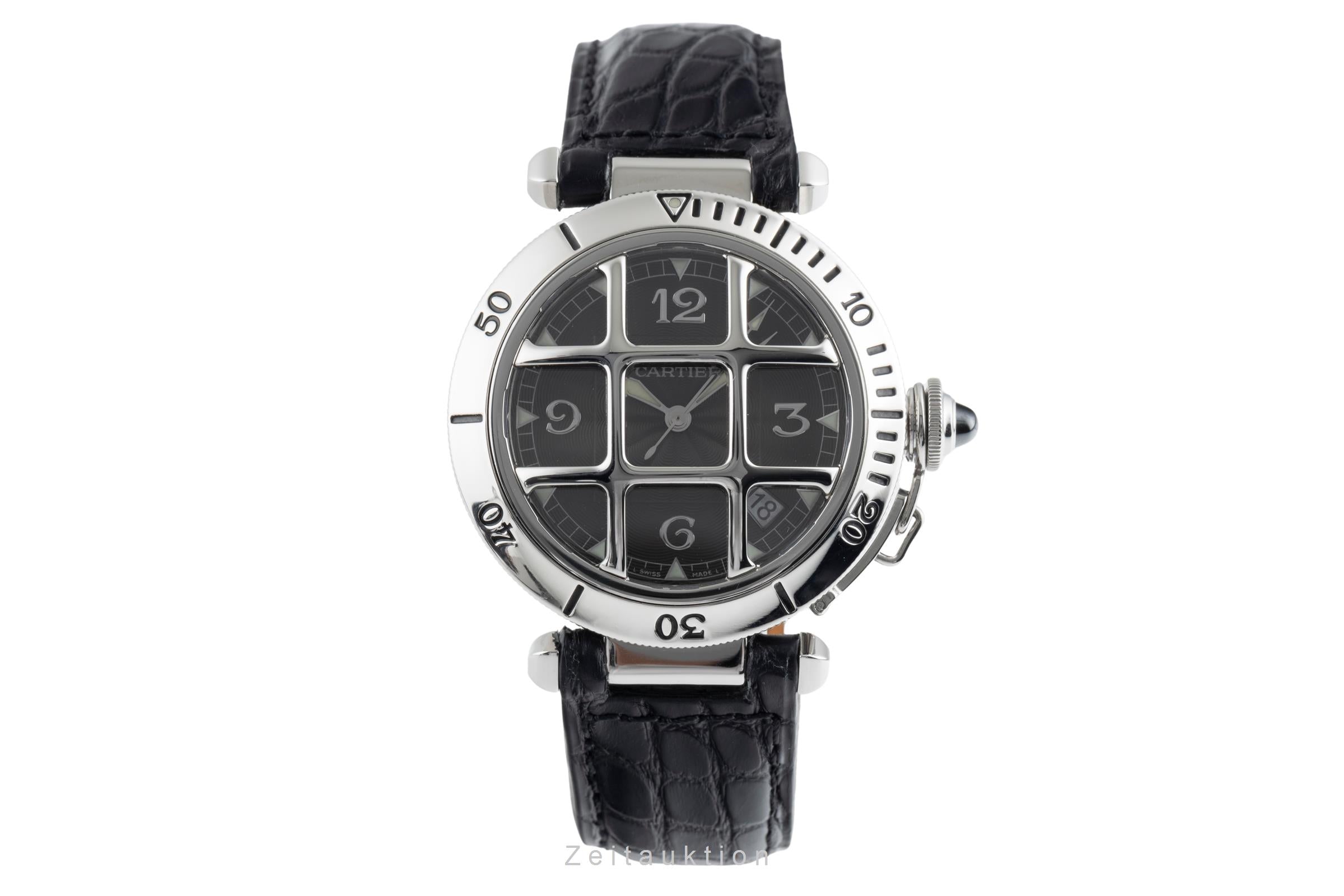 Cartier Pasha acero automático reloj para caballeros W3106255, 2379  [2504017]