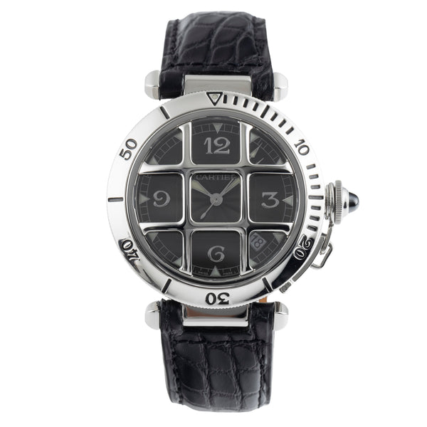 Cartier Pasha acero automático reloj para caballeros W3106255, 2379  [2504017]