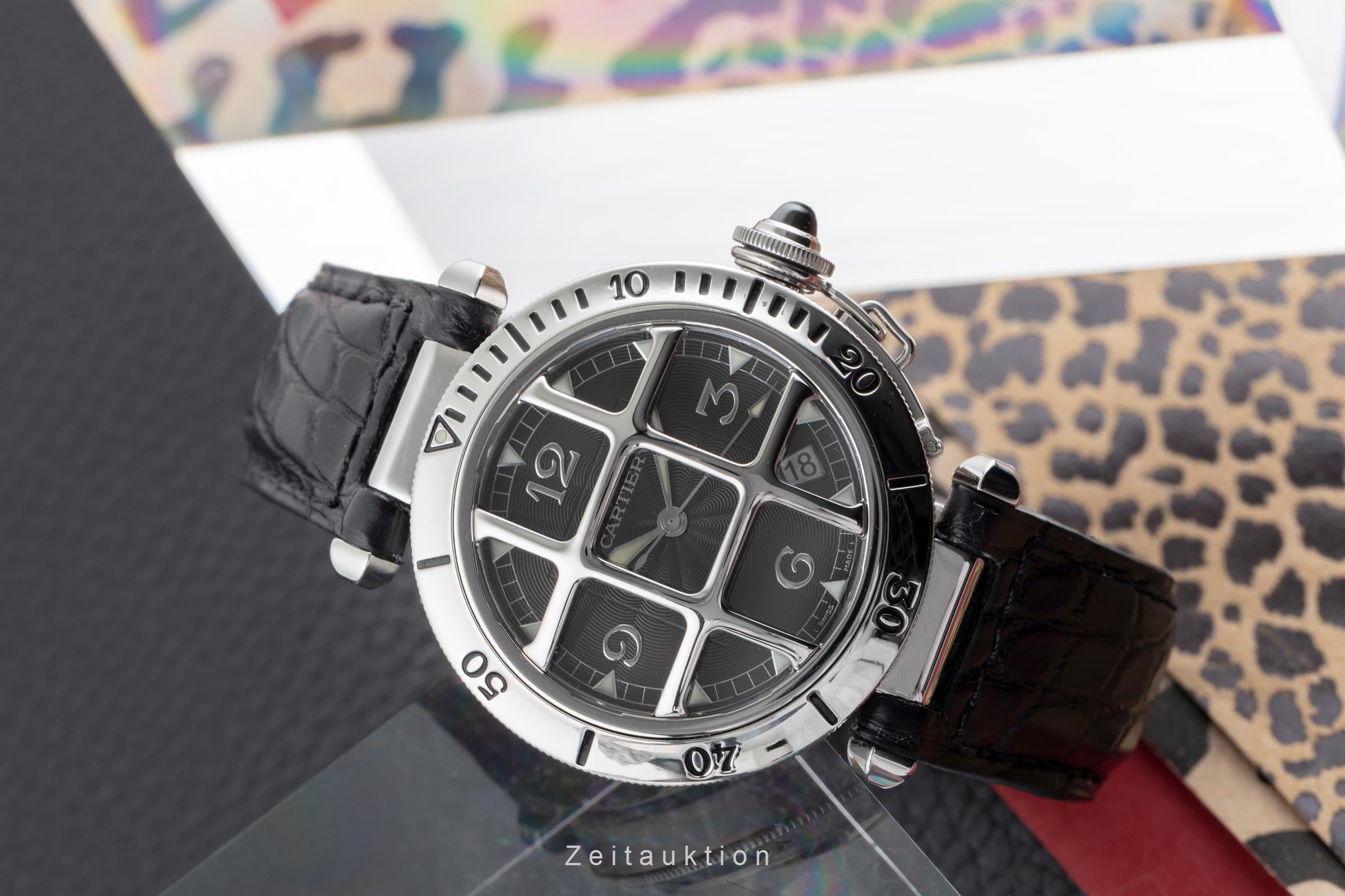 Cartier Pasha acero automático reloj para caballeros W3106255, 2379  [2504017]