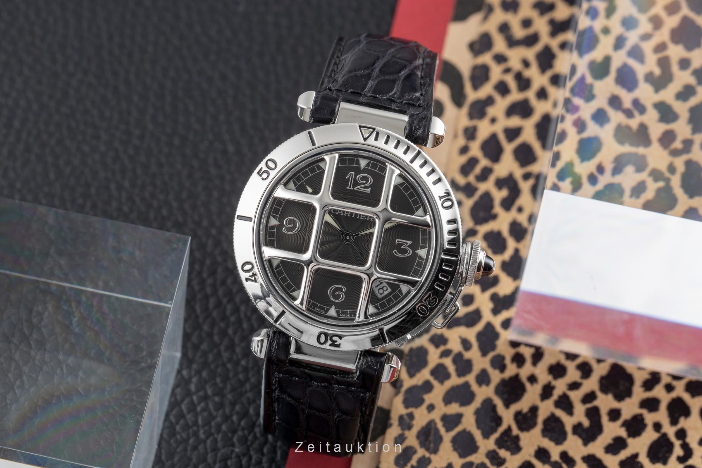 Cartier Pasha acero automático reloj para caballeros W3106255, 2379  [2504017]