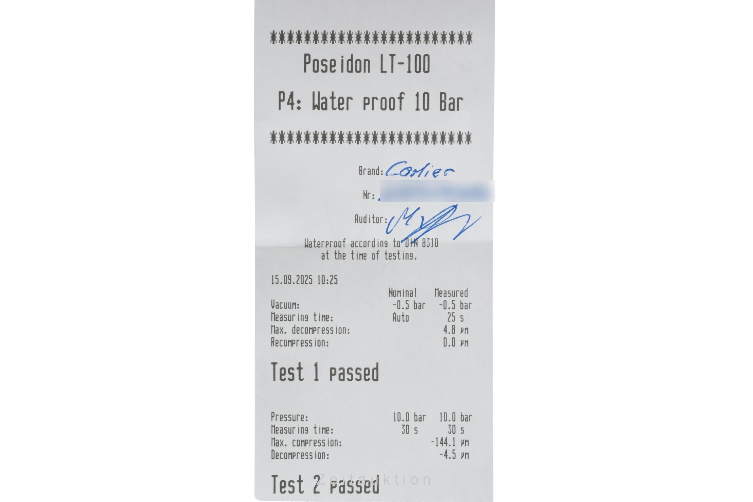 Cartier Pasha acero automático reloj para caballeros W3106255, 2379  [2504017]