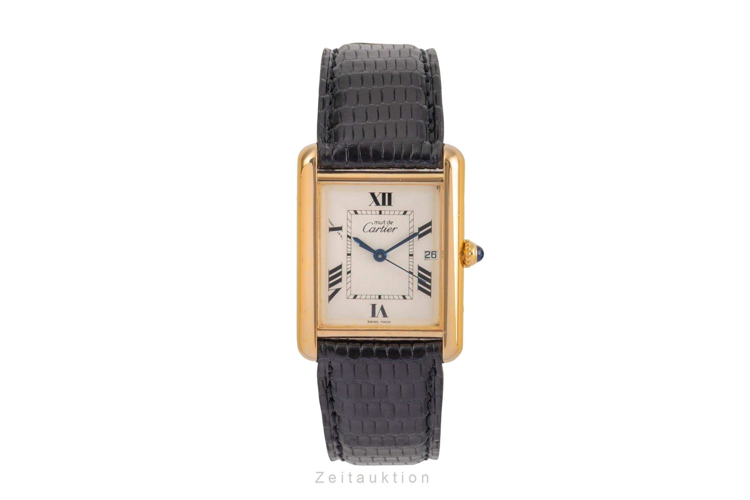 Cartier Tank silver-gilt quartz Kal. 687 Ref. W1013754, 2413 | 2504018