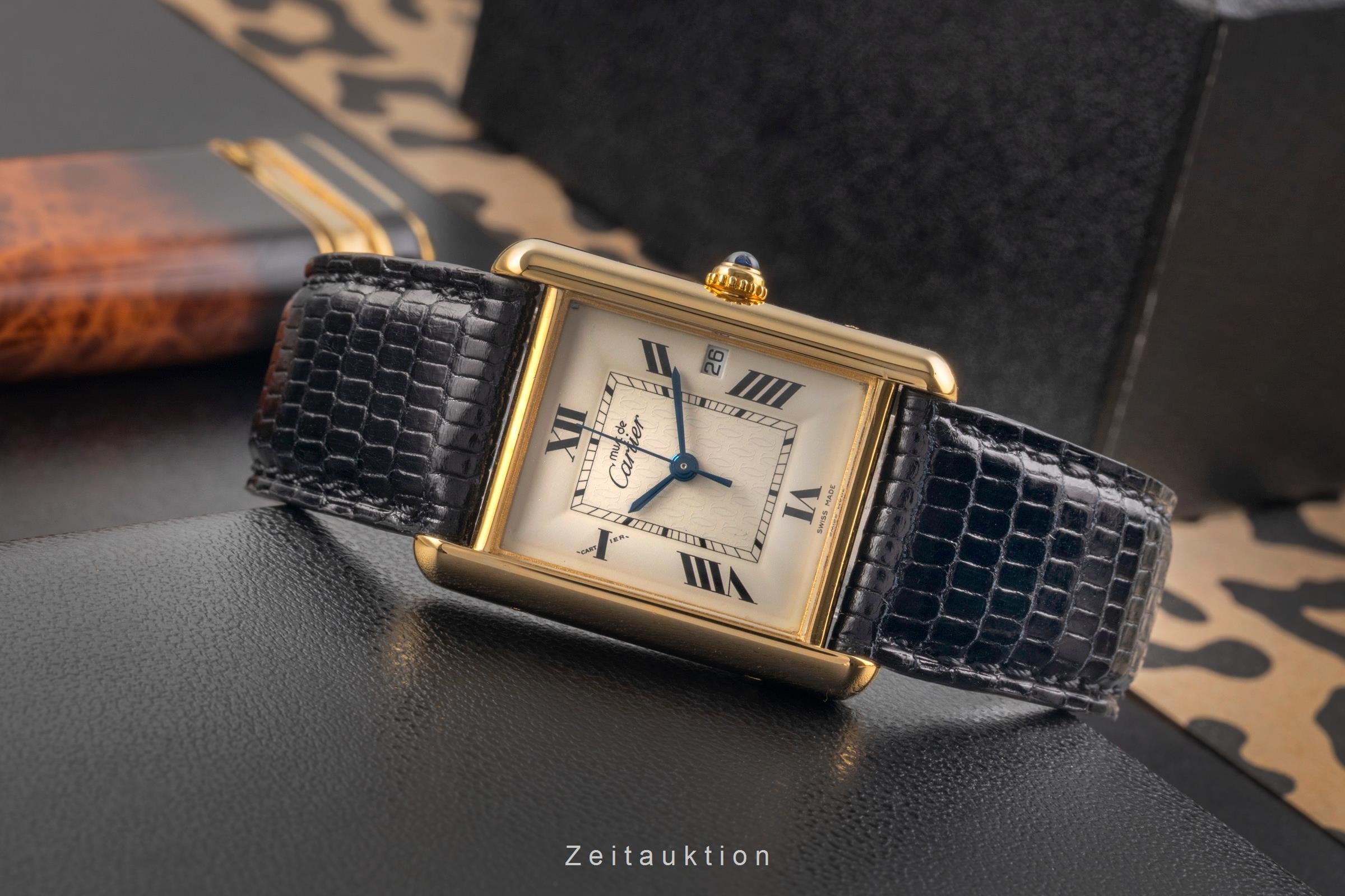 Cartier Tank silver-gilt quartz Kal. 687 Ref. W1013754, 2413 | 2504018