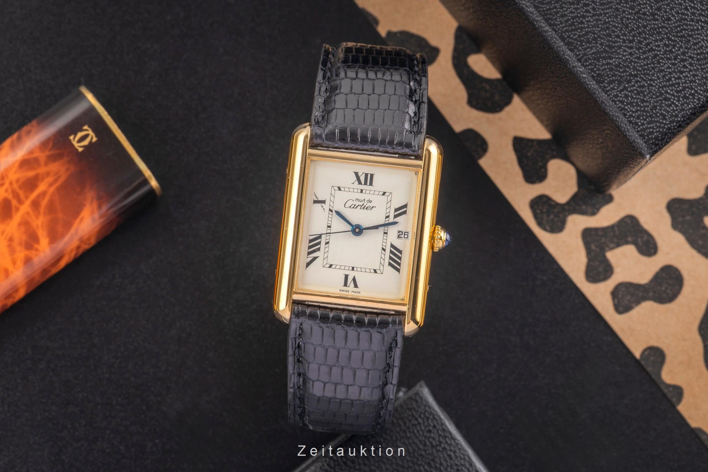 Cartier Tank silver-gilt quartz Kal. 687 Ref. W1013754, 2413 | 2504018