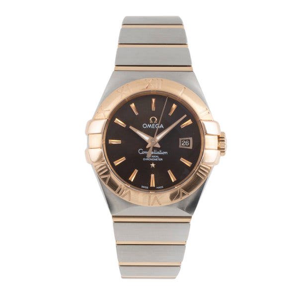 Omega Constellation steel / gold automatic women's watch 123.20.31.20.13.001  [2504025]
