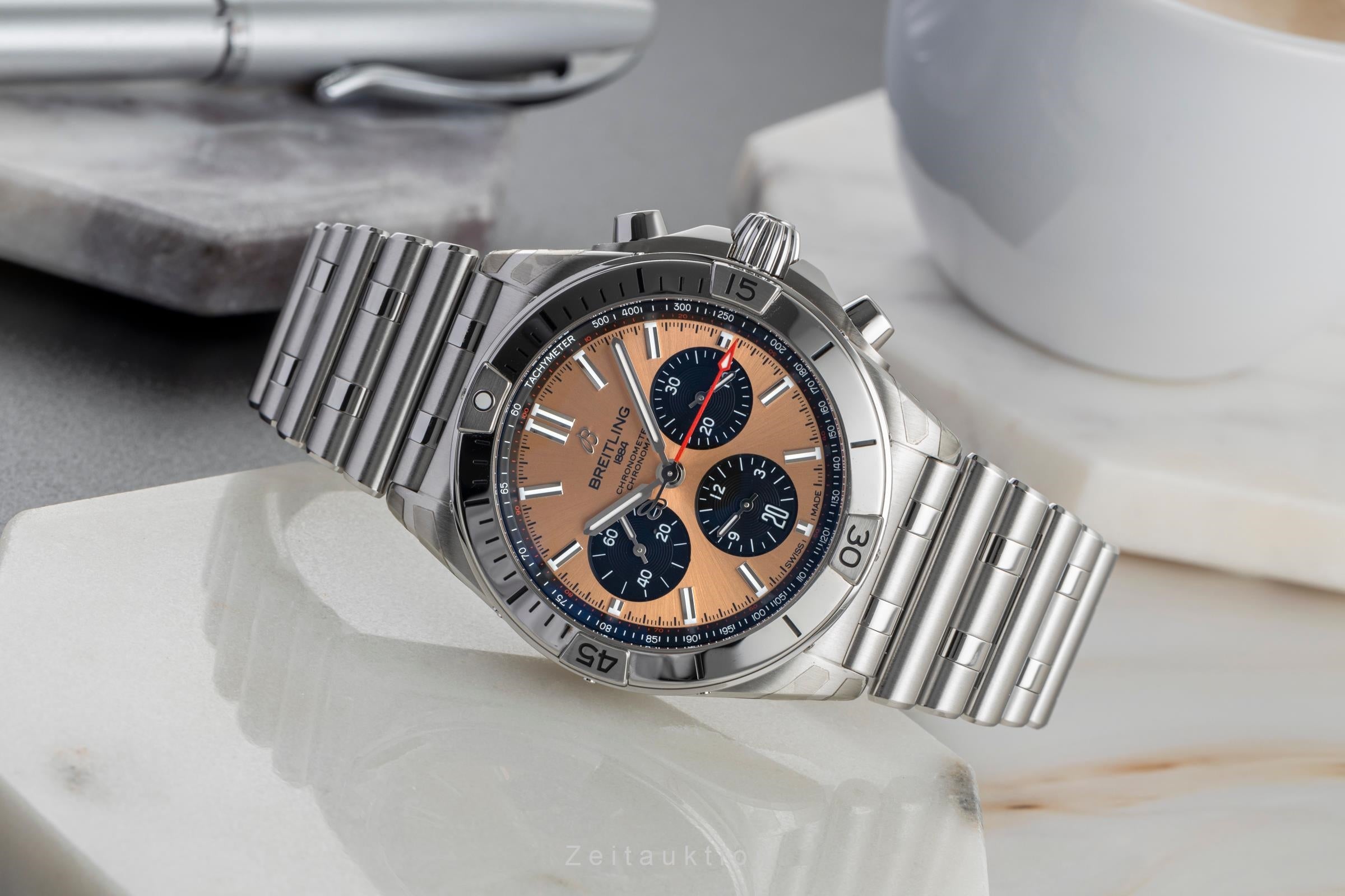 Breitling Chronomat chronographe acier automatique montre pour hommes AB0134101K1A1 LP: 9200EUR  [2504026]