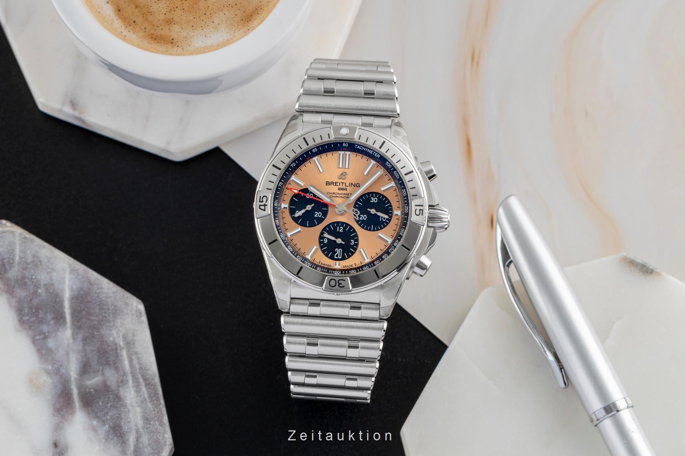 Breitling Chronomat chronographe acier automatique montre pour hommes AB0134101K1A1 LP: 9200EUR  [2504026]