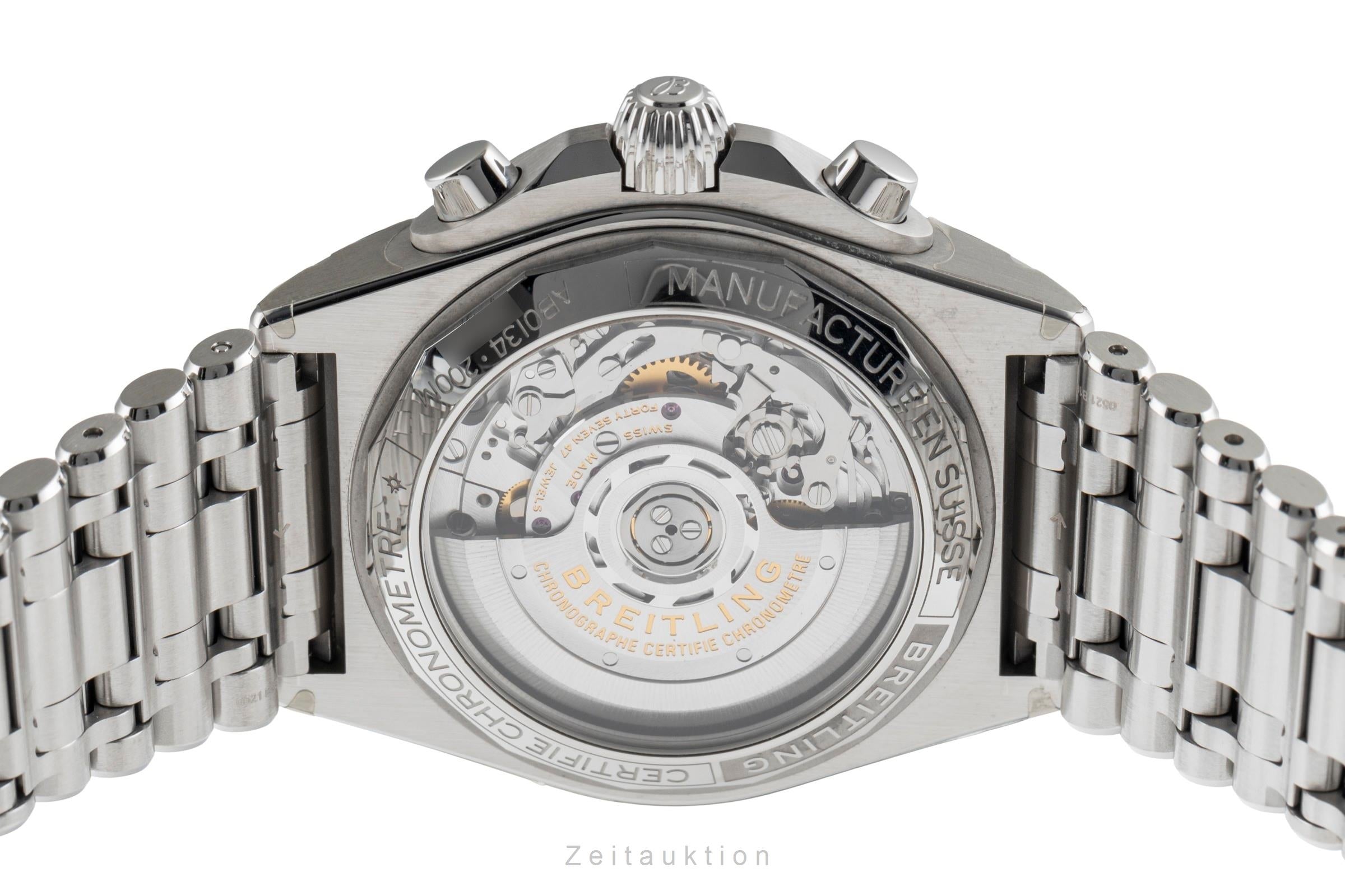 Breitling Chronomat chronographe acier automatique montre pour hommes AB0134101K1A1 LP: 9200EUR  [2504026]