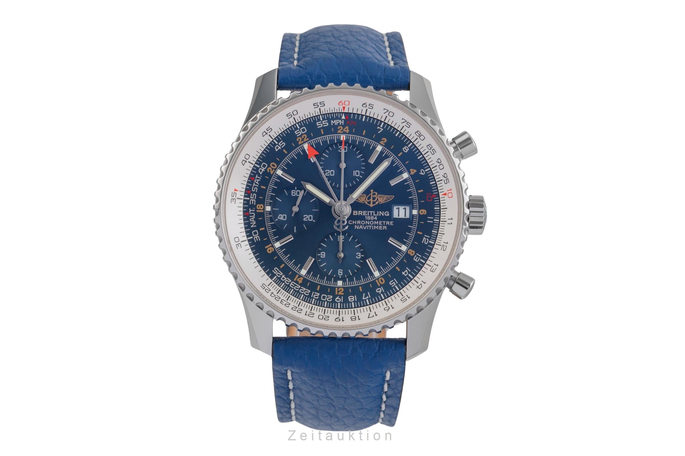 Breitling Navitimer World cronografo acciaio automatismo orologio da uomo A24322  [2504027]