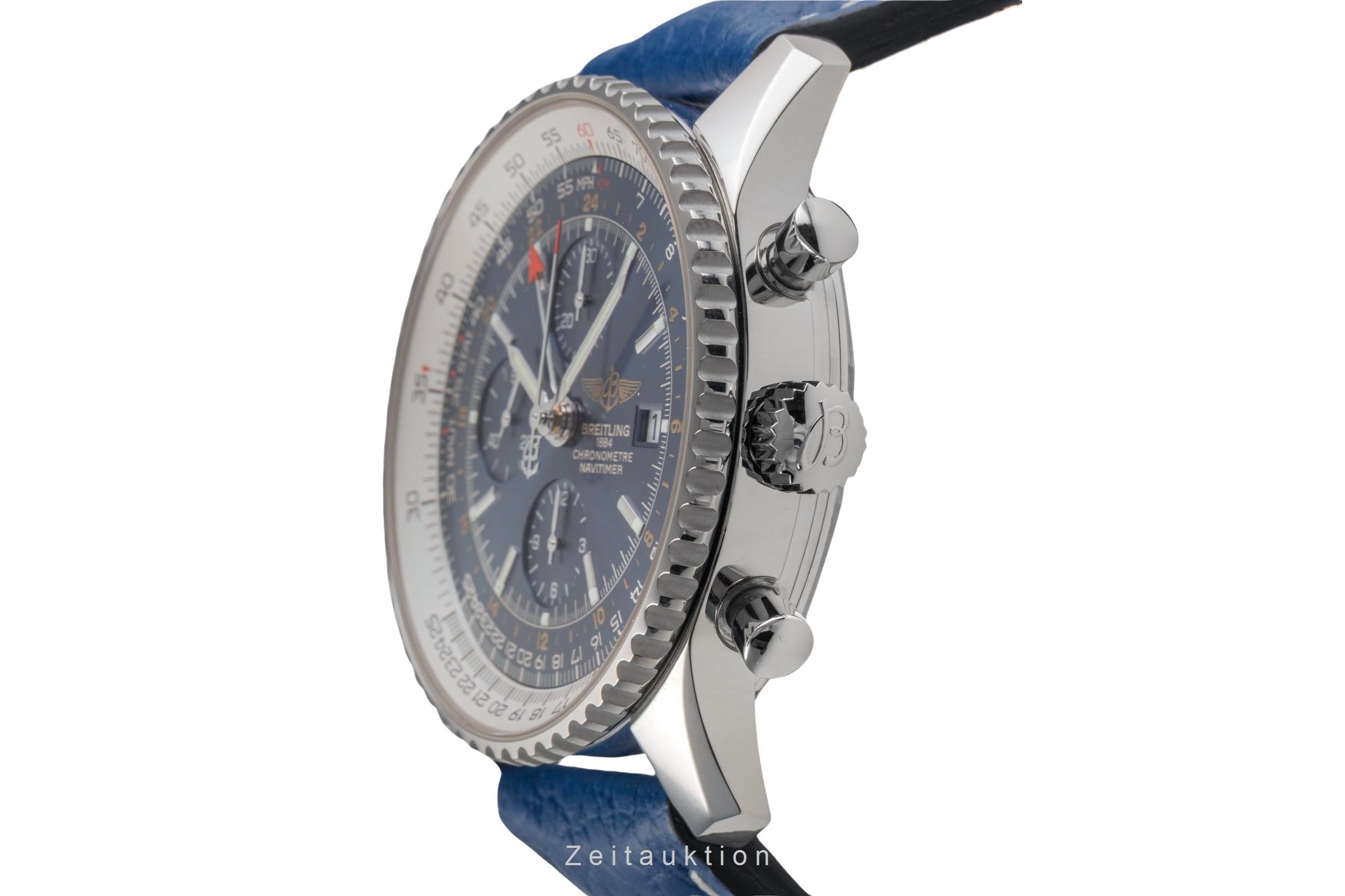Breitling Navitimer World cronografo acciaio automatismo orologio da uomo A24322  [2504027]