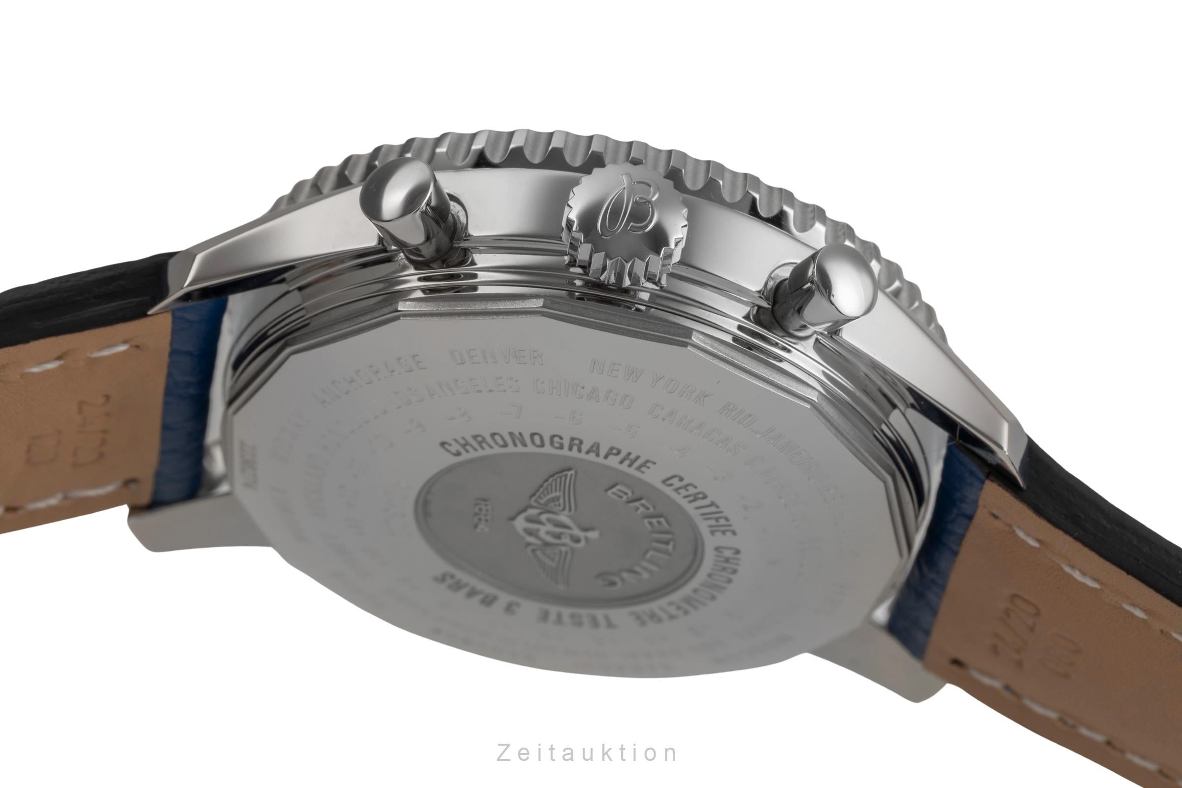 Breitling Navitimer World cronografo acciaio automatismo orologio da uomo A24322  [2504027]