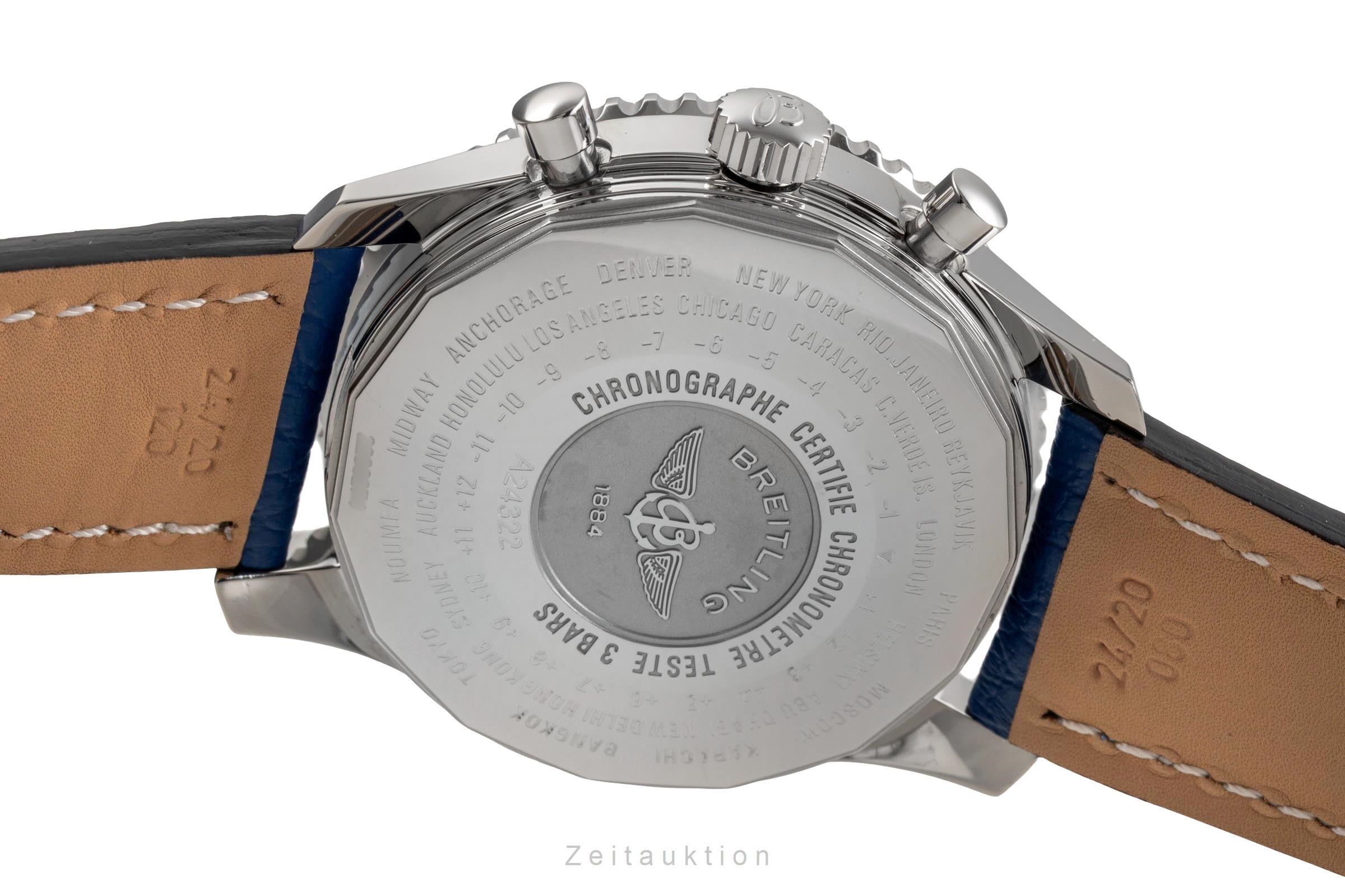 Breitling Navitimer World cronografo acciaio automatismo orologio da uomo A24322  [2504027]