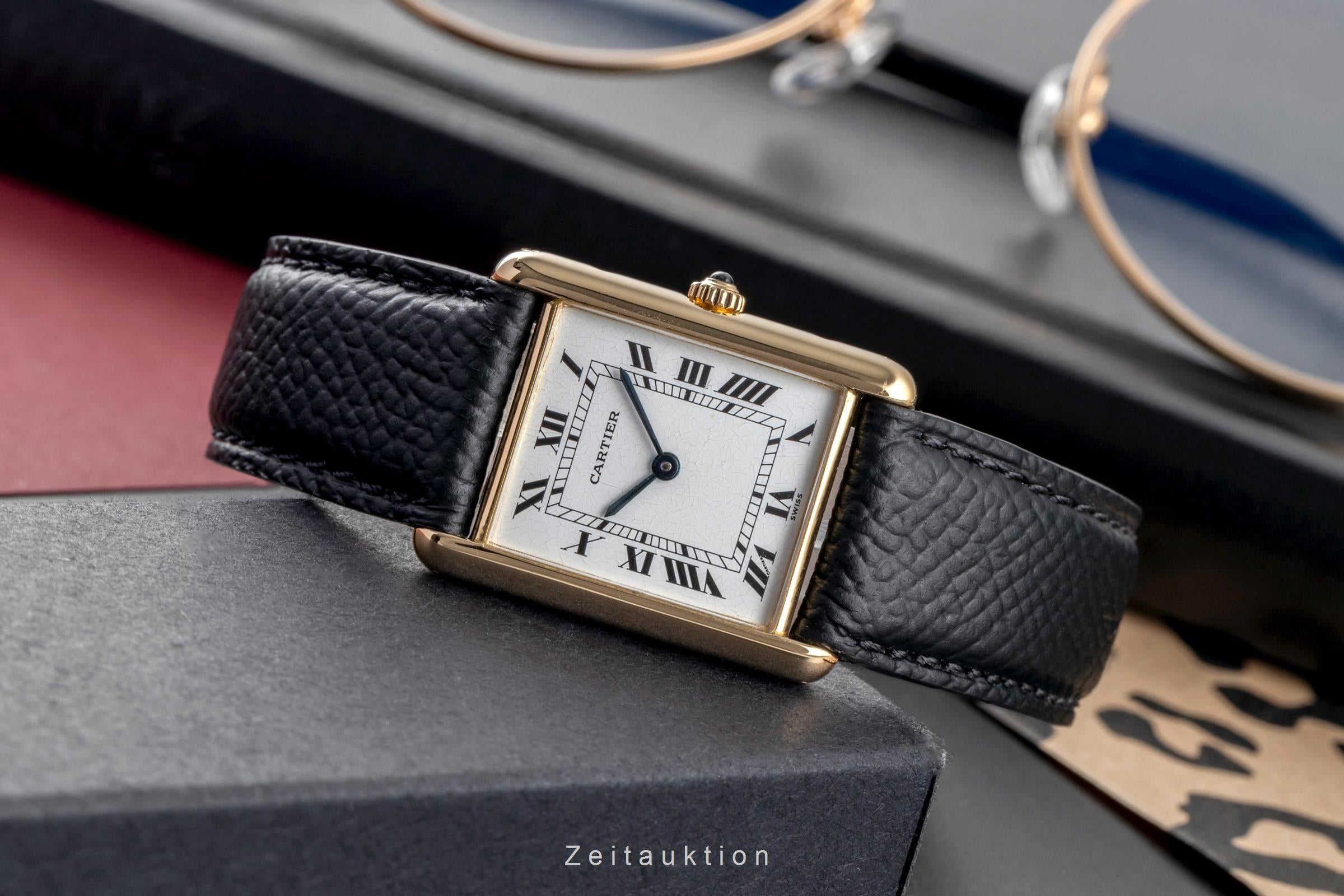 Cartier Tank 18 ct gold quartz Kal. 690 Ref. W1512856, 88105 | 2504028
