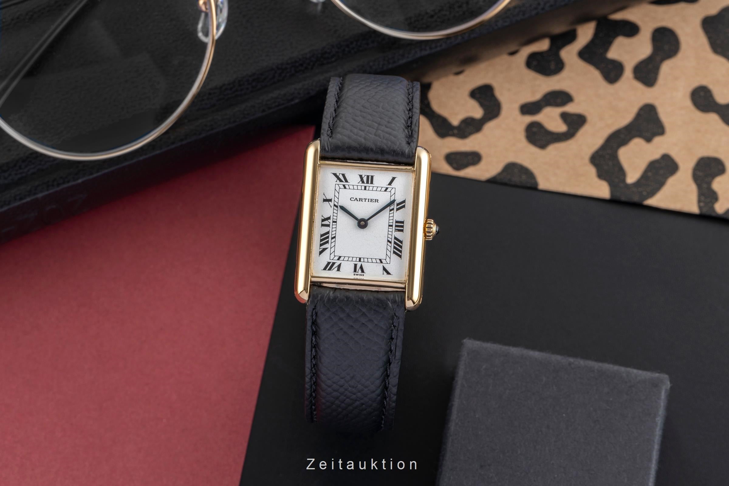 Cartier Tank 18 ct gold quartz Kal. 690 Ref. W1512856, 88105 | 2504028