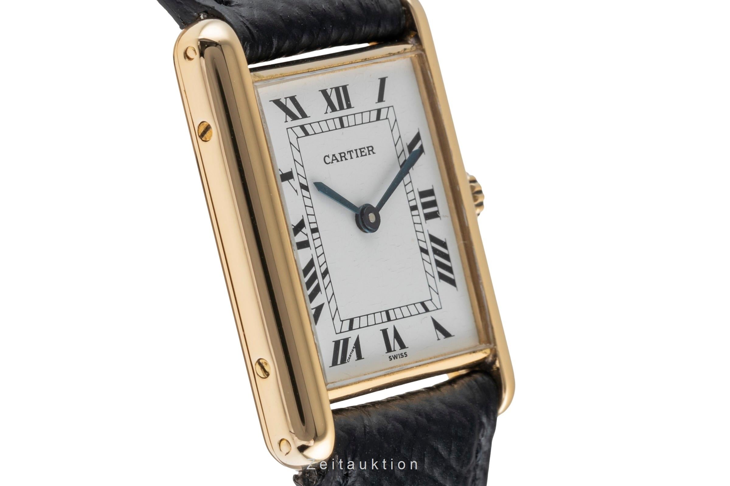 Cartier Tank 18 ct gold quartz Kal. 690 Ref. W1512856, 88105 | 2504028