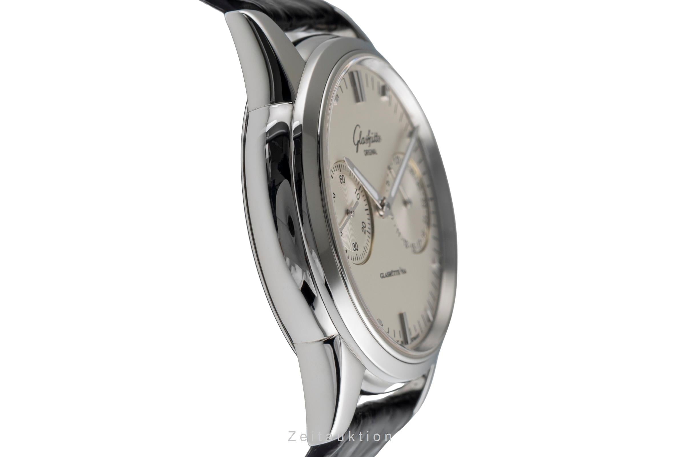 Glashütte Senator acier automatique montre pour hommes 1-39-58-02-02-04  [2504029]