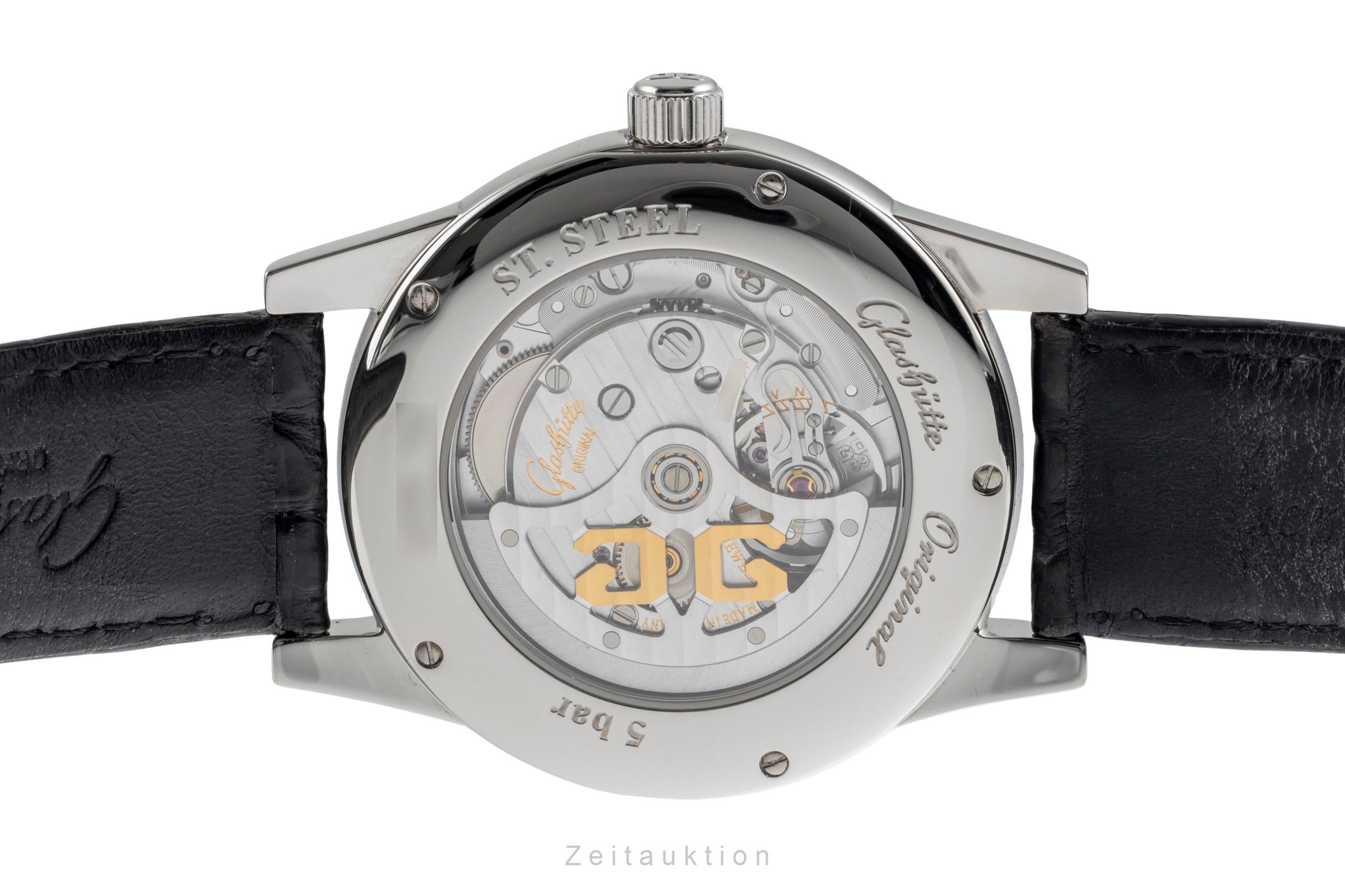 Glashütte Senator acier automatique montre pour hommes 1-39-58-02-02-04  [2504029]