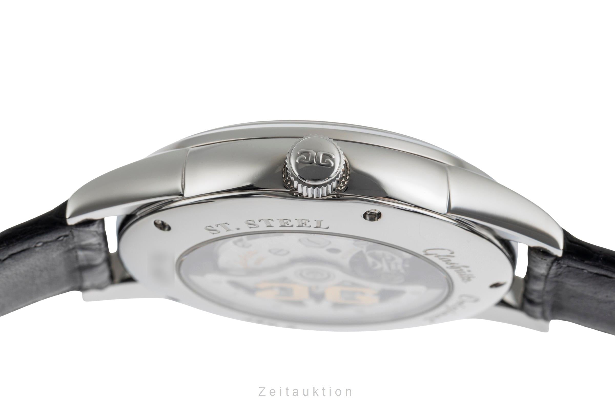 Glashütte Senator acier automatique montre pour hommes 1-39-58-02-02-04  [2504029]