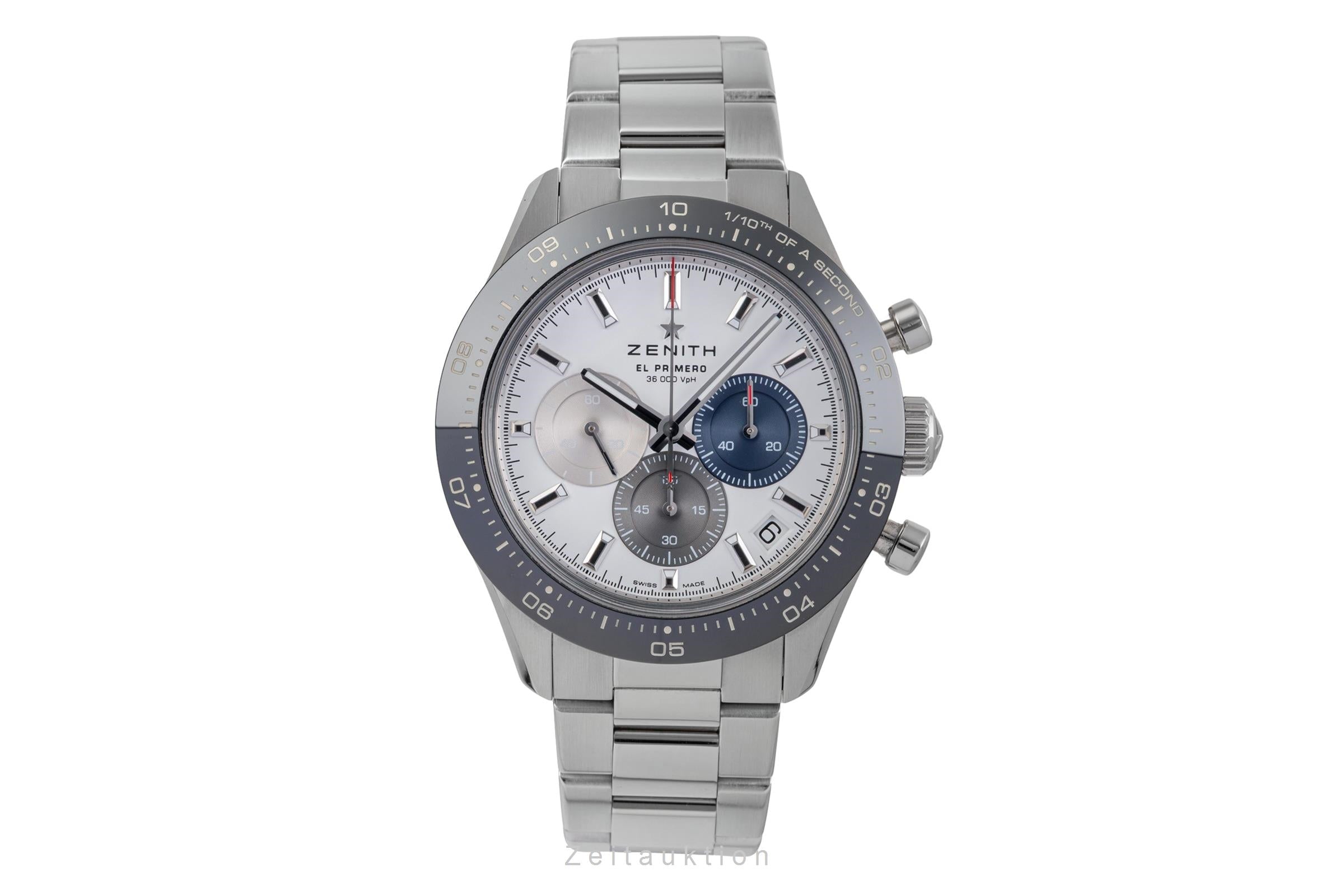 Zenith Chronomaster chronographe acier automatique montre pour hommes 03.3100.3600/69.M3100 LP: 12000EUR  [2504033]