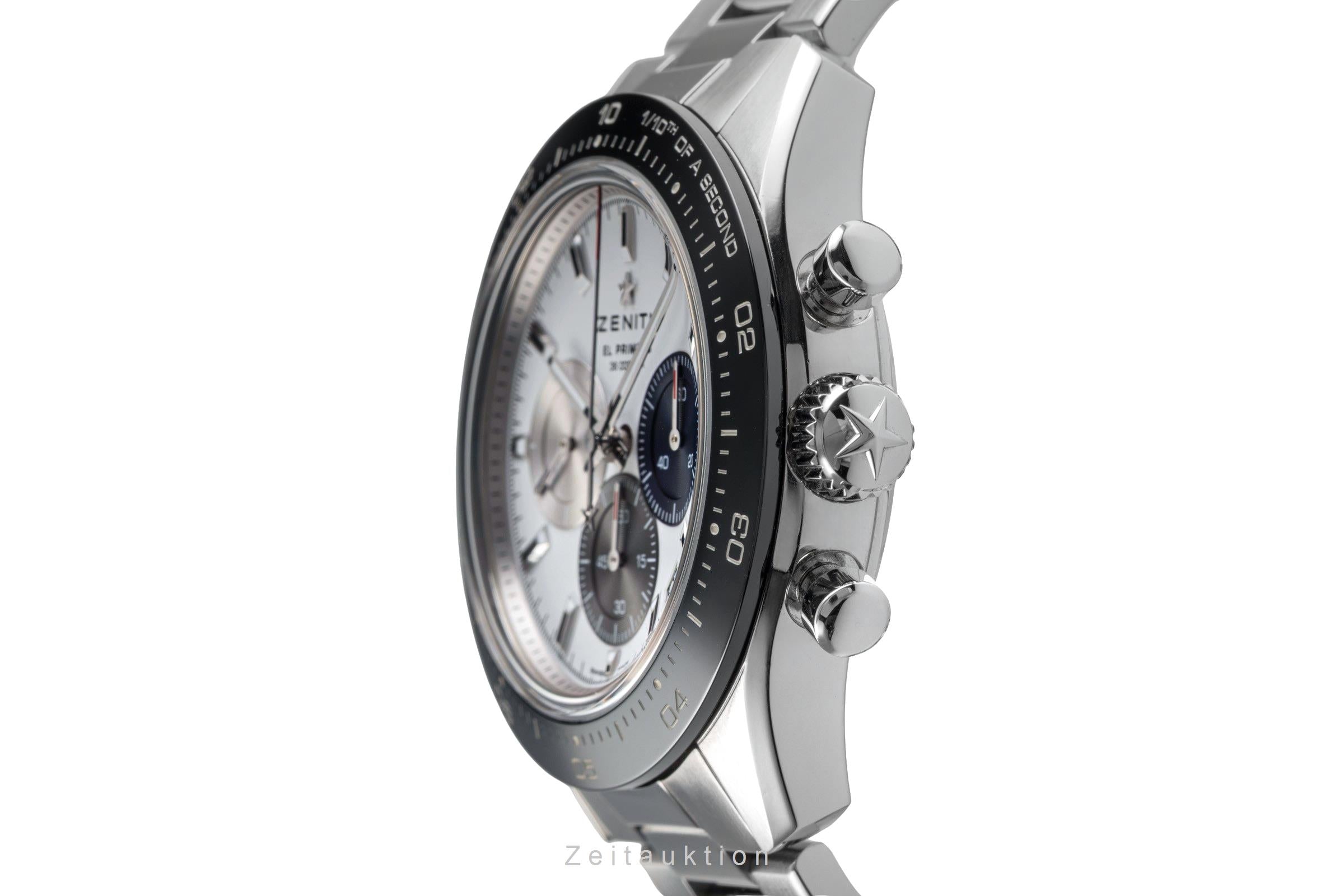 Zenith Chronomaster chronographe acier automatique montre pour hommes 03.3100.3600/69.M3100 LP: 12000EUR  [2504033]